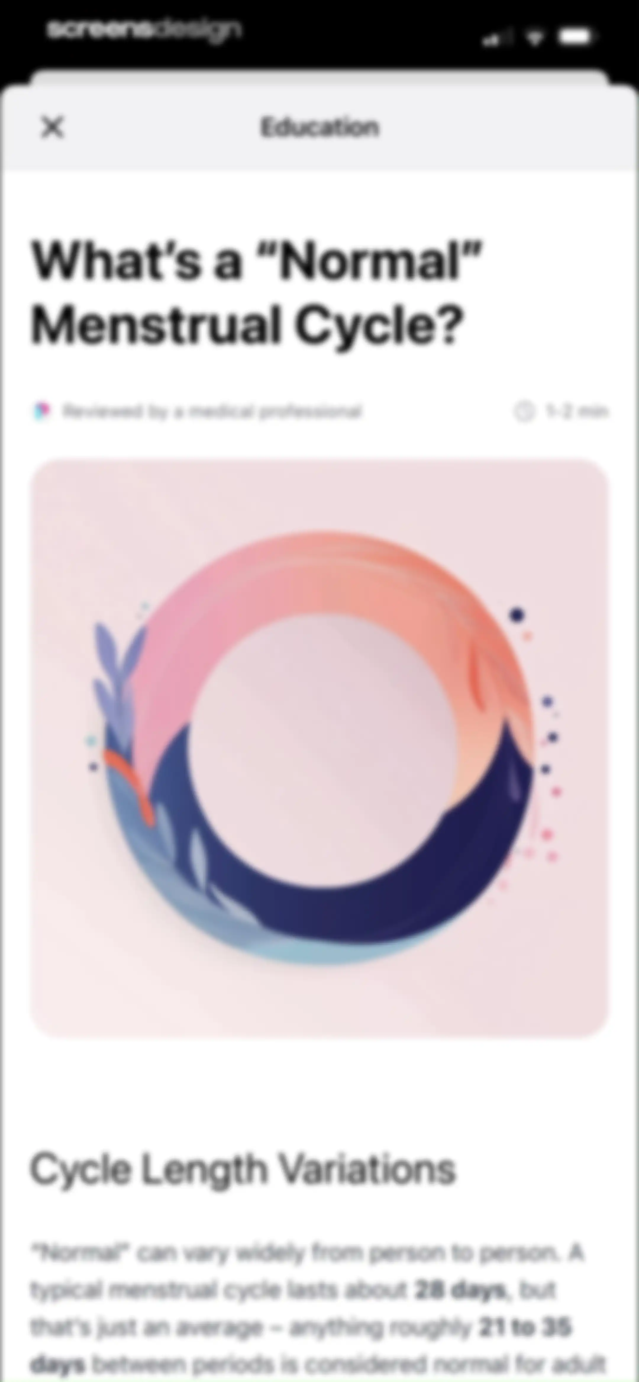 Pregmate Ovulation Tracker screen 112