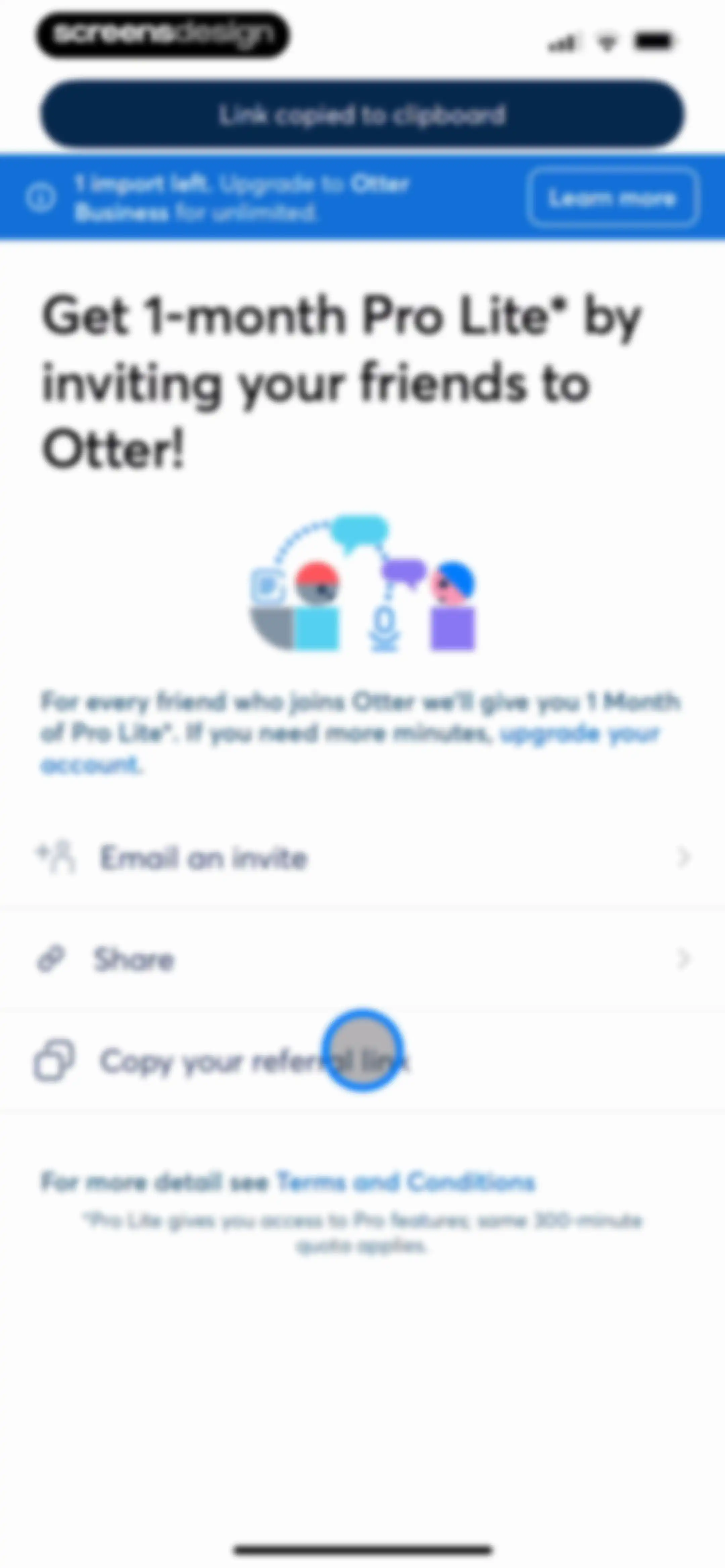 Otter Transcribe Voice Notes screen 148