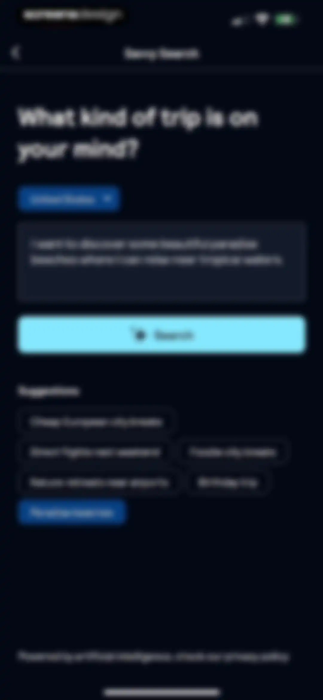 Skyscanner Flights & Travel screen 81
