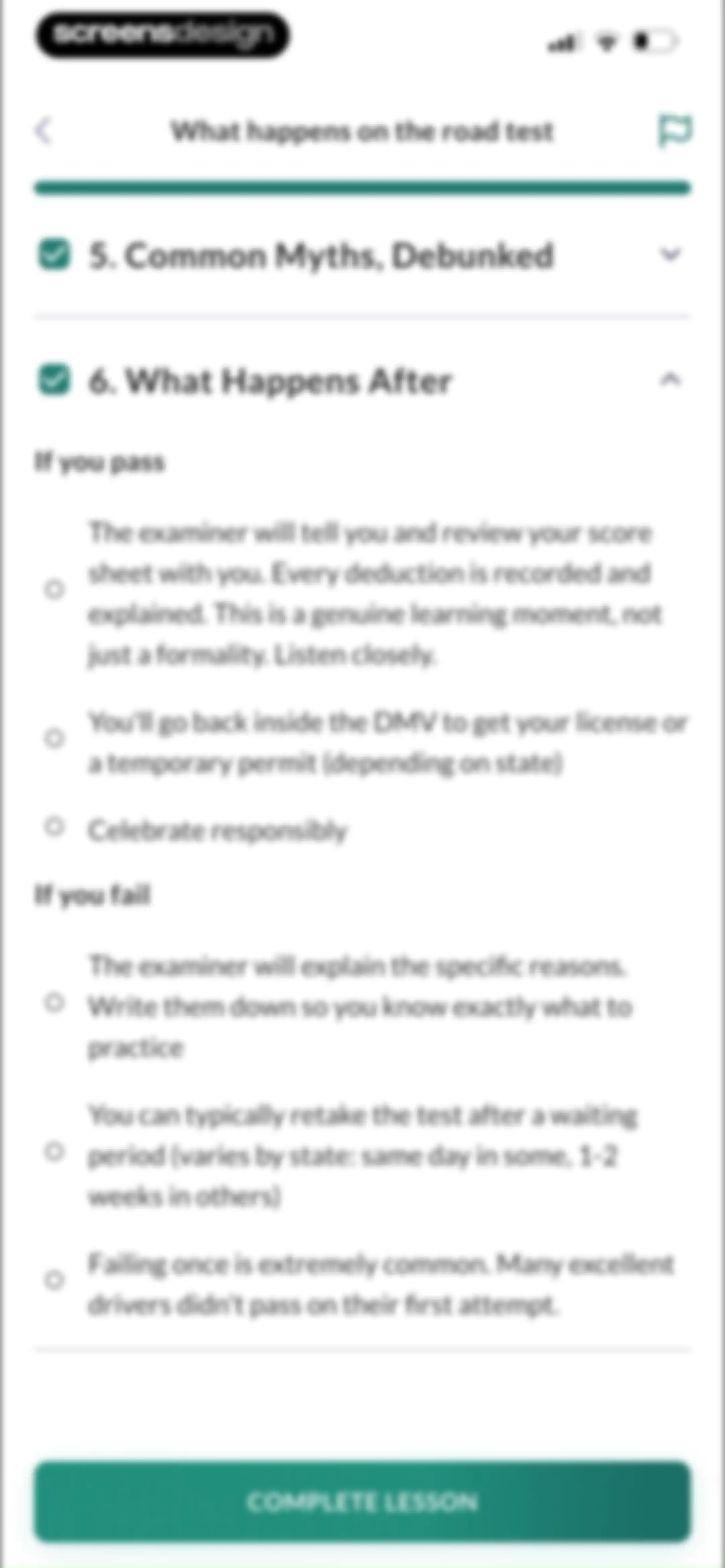 Zutobi: Permit & Driving Prep screen 29