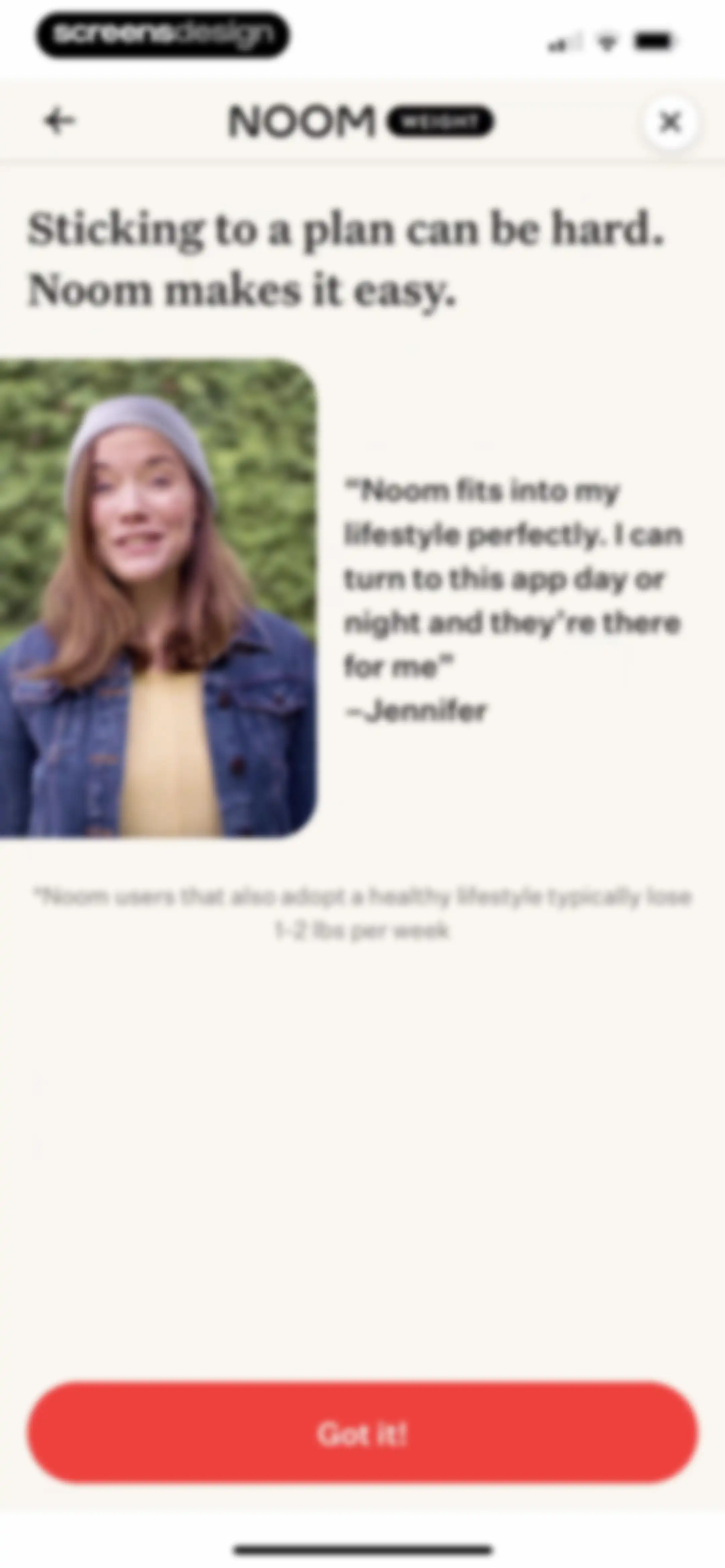 Noom Weight Loss, Food Tracker screen 33