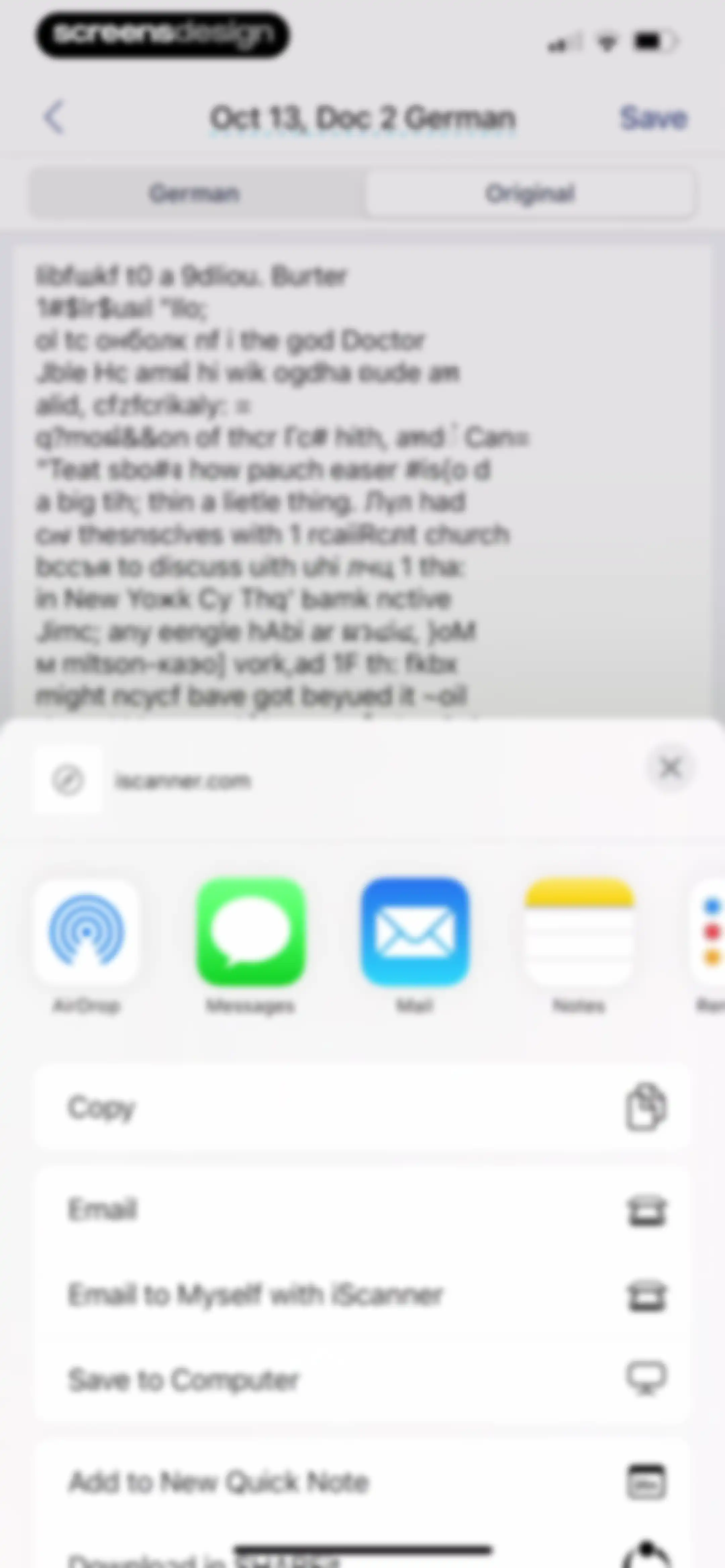 iScanner: PDF Document Scanner screen 90
