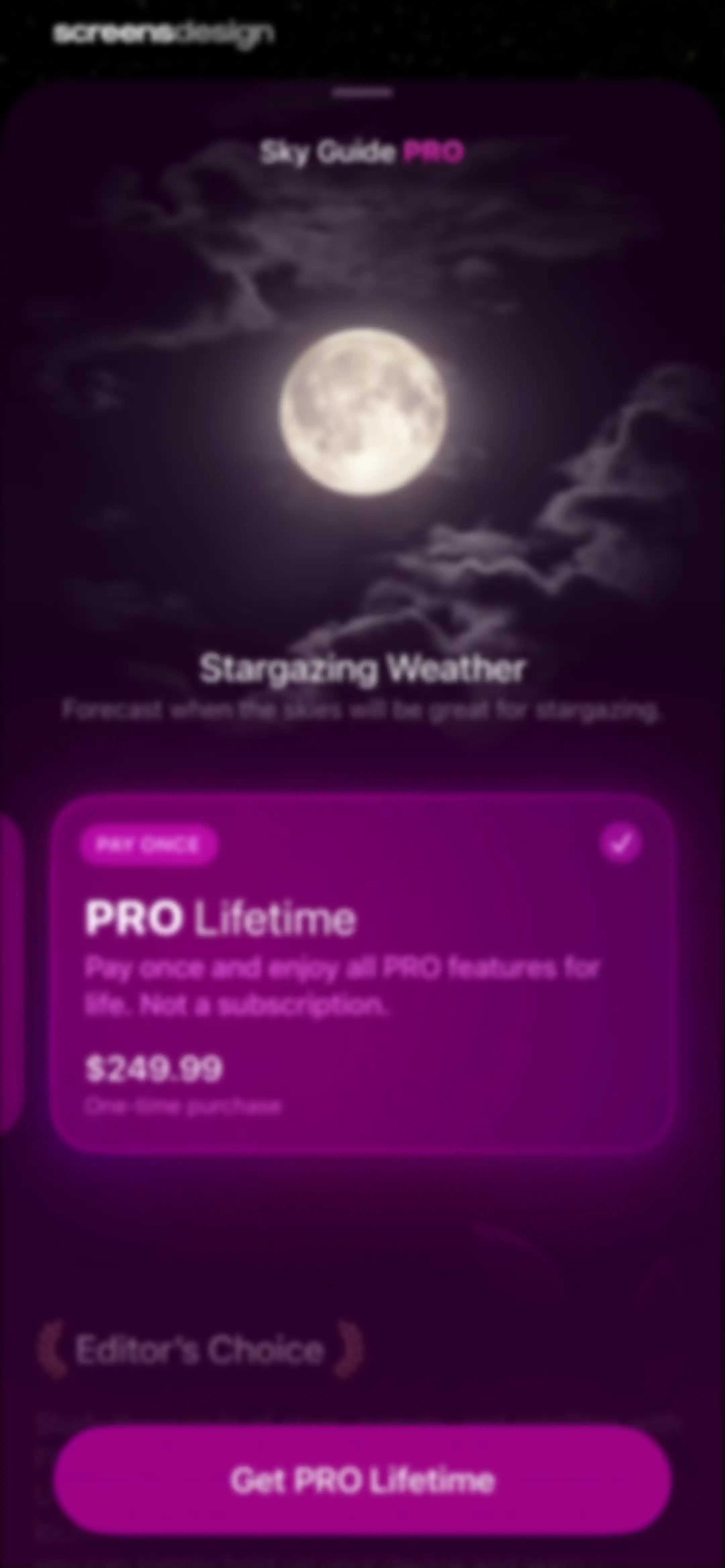 Sky Guide screen 20