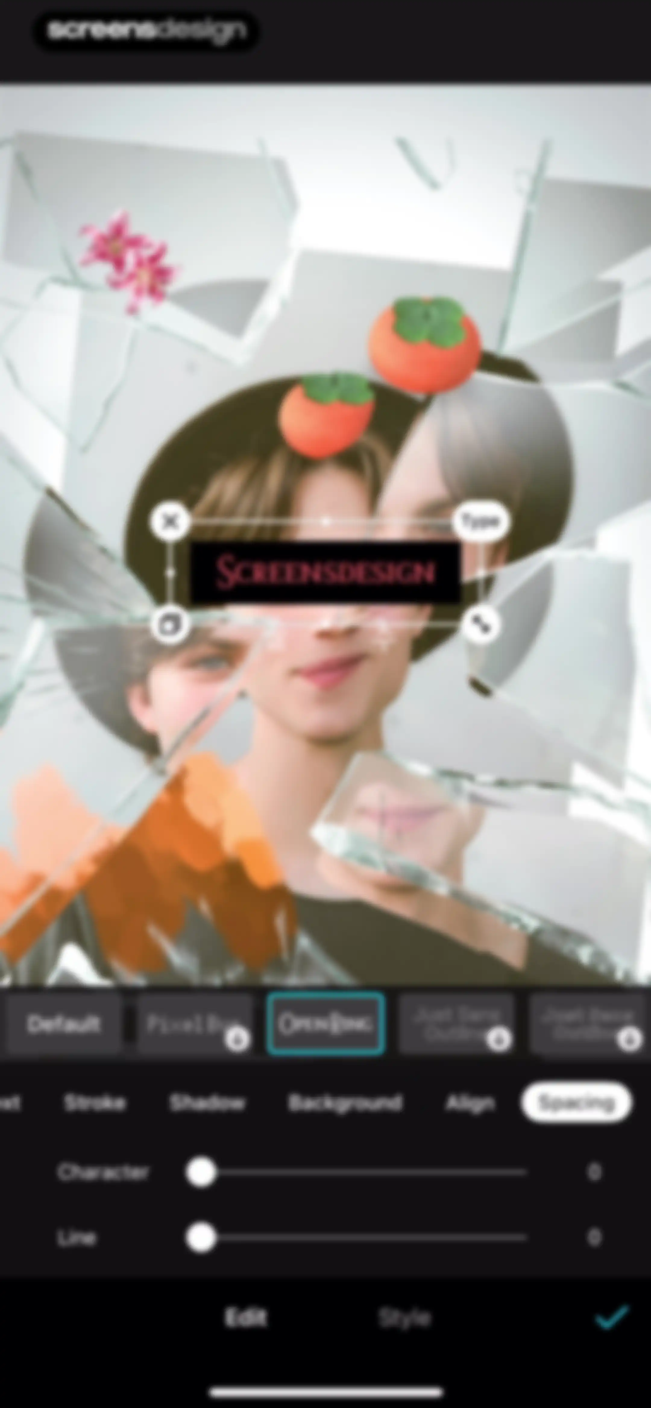 SNOW - AI Profile screen 123