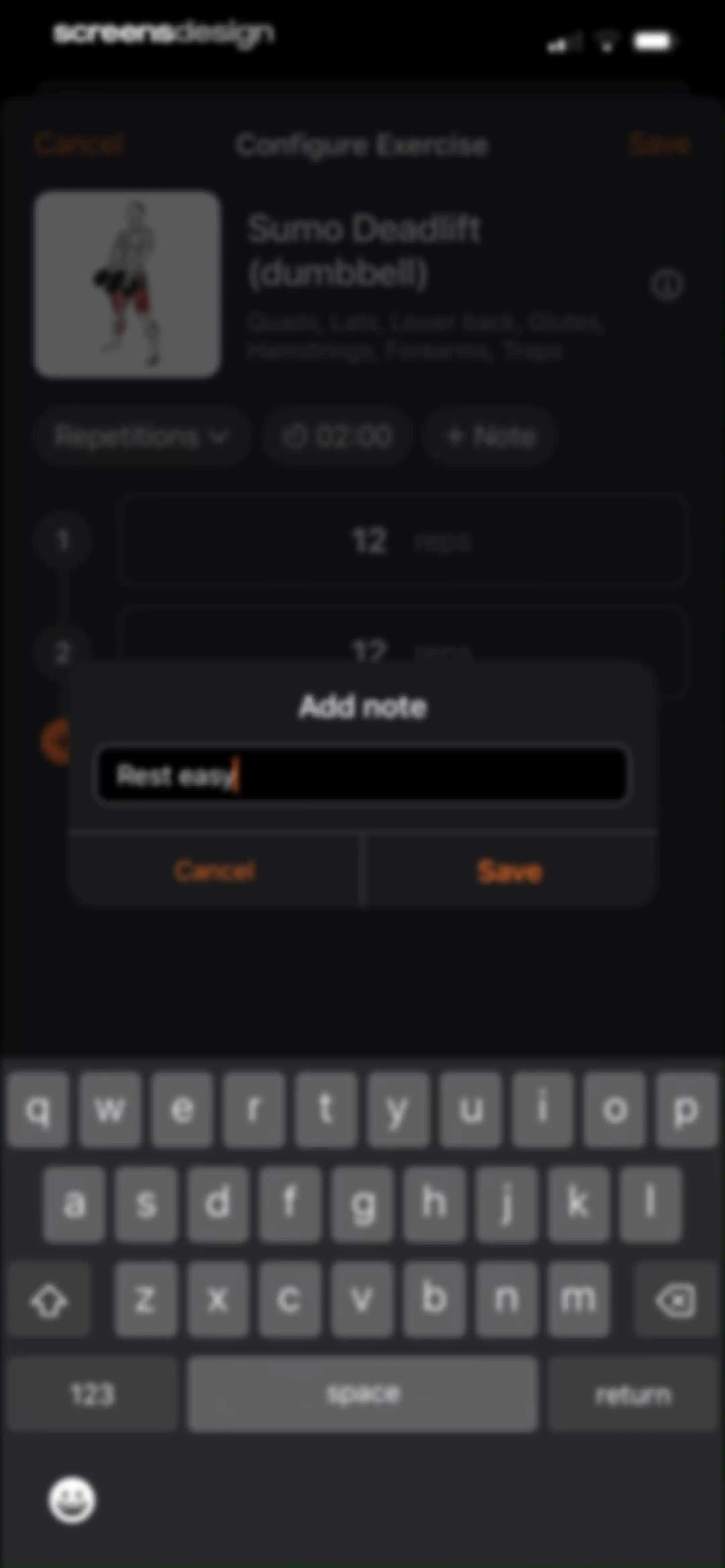 Gym WP - Workout Planner & Log screen 41