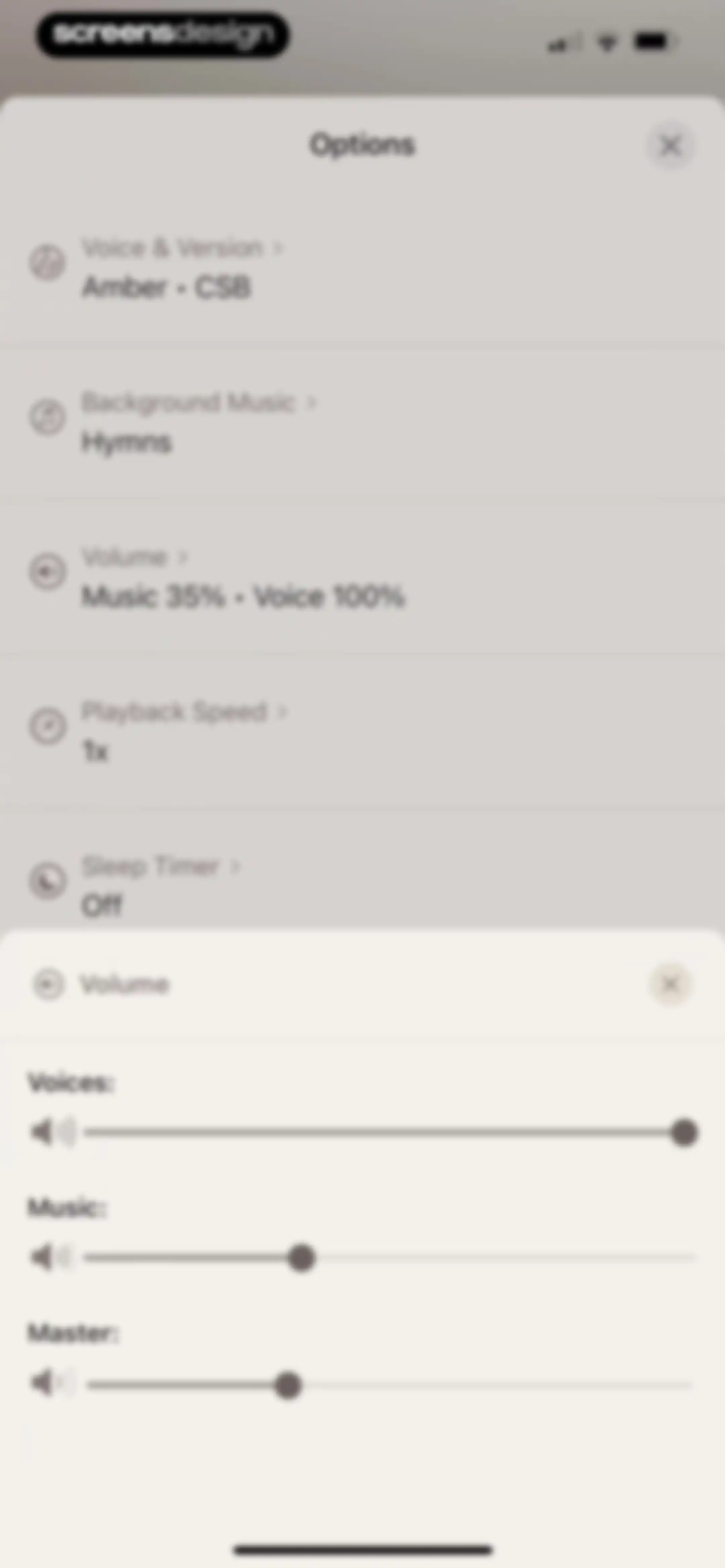 Dwell: Audio Bible screen 28