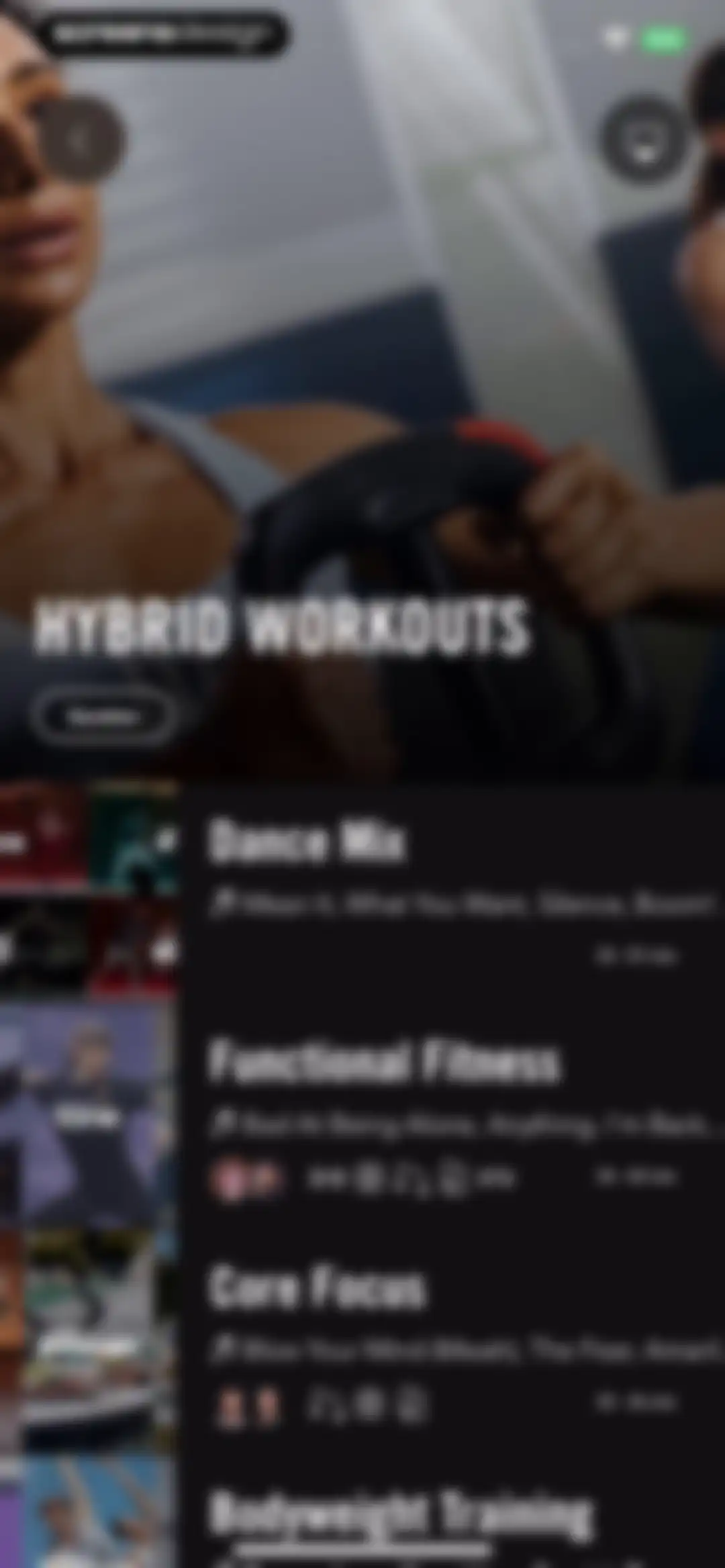LES MILLS+: home workout app screen 32