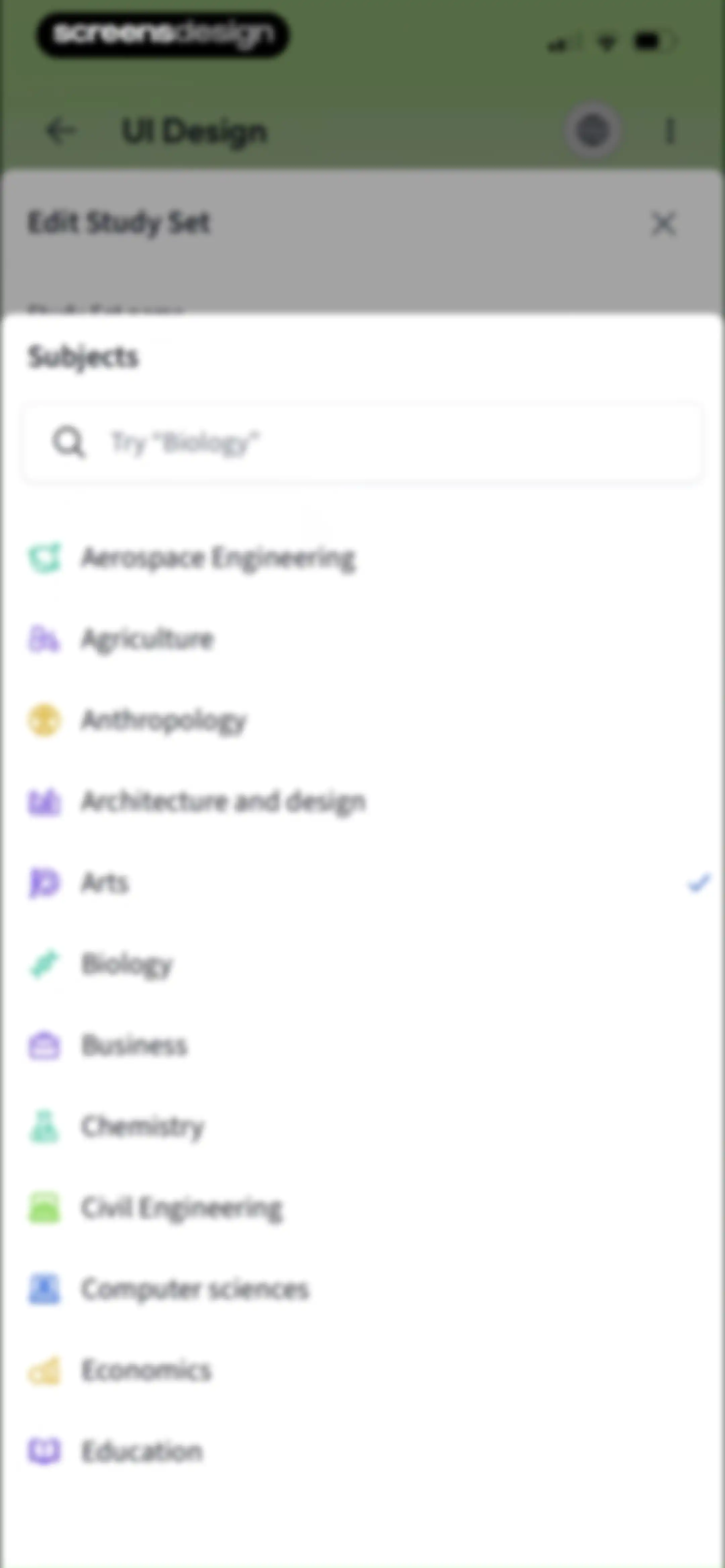 Vaia: AI Flashcards. Study App screen 108