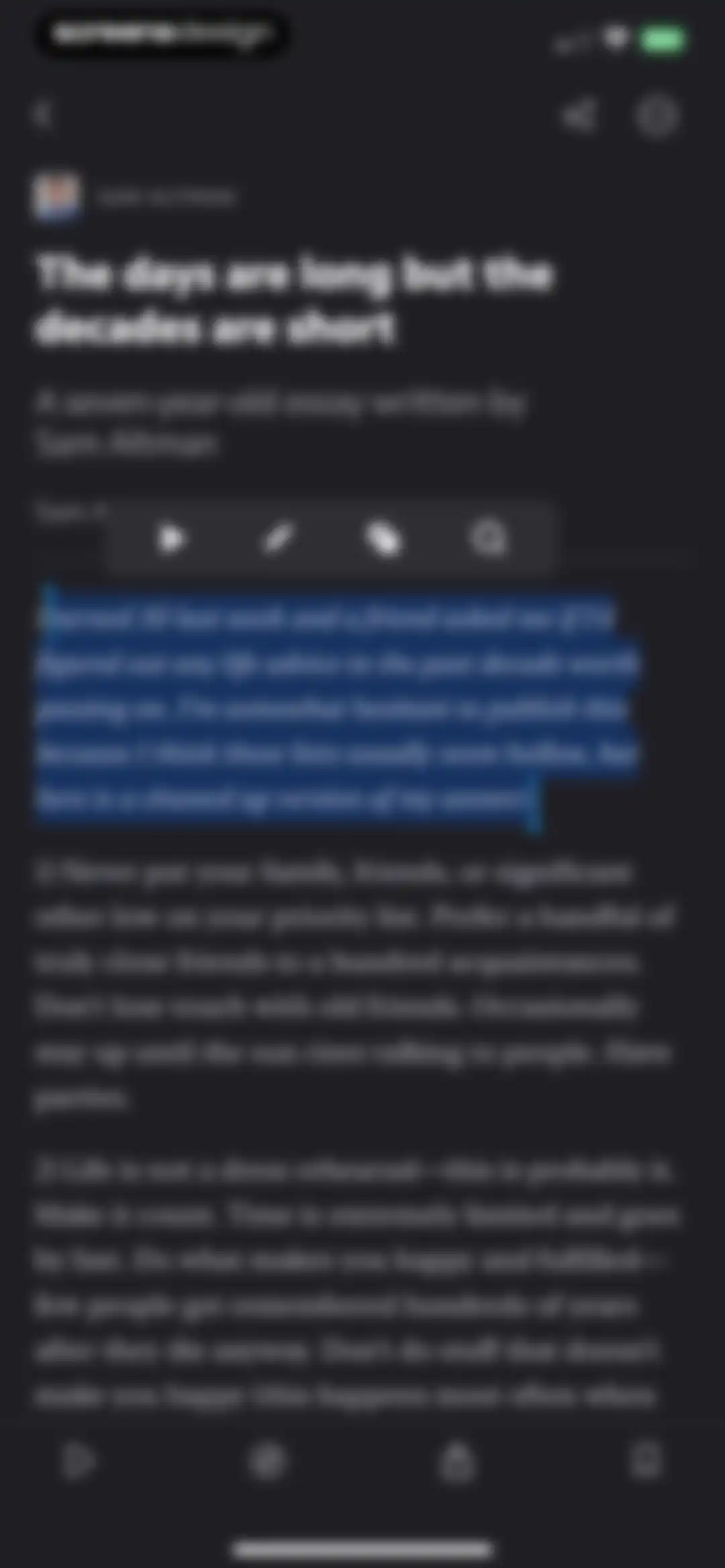 Matter: Reading App screen 29