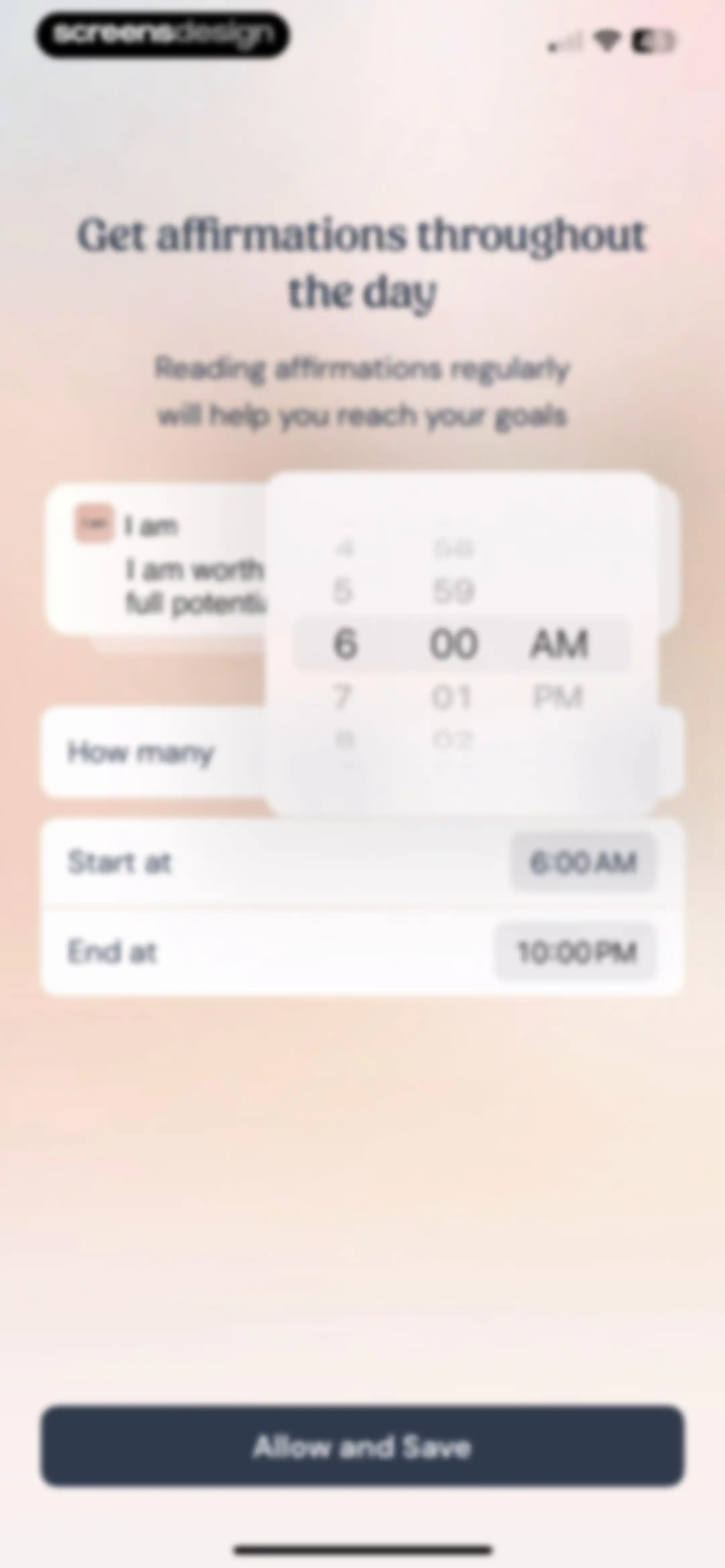 I am - Daily Affirmations screen 16