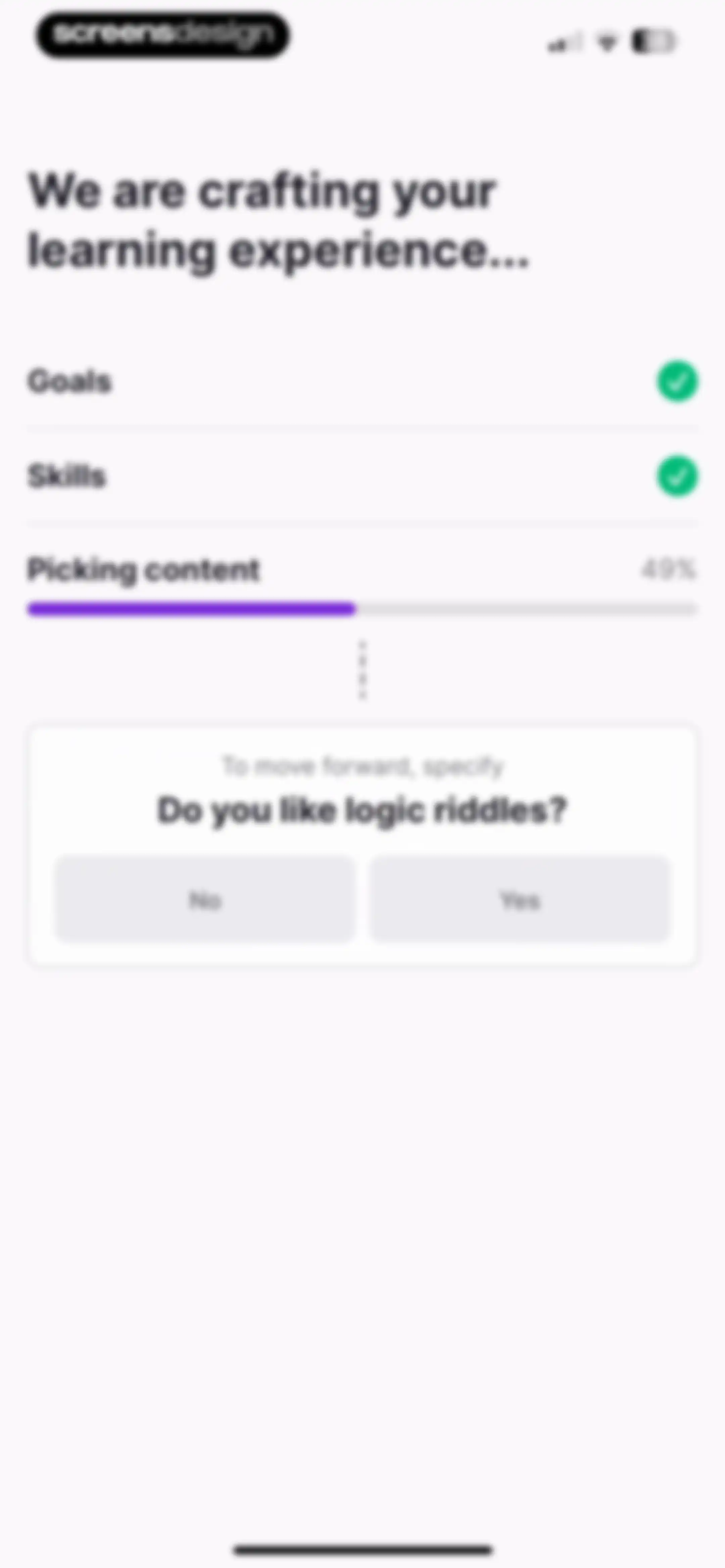 Nibble: Daily Learning & Quiz screen 43
