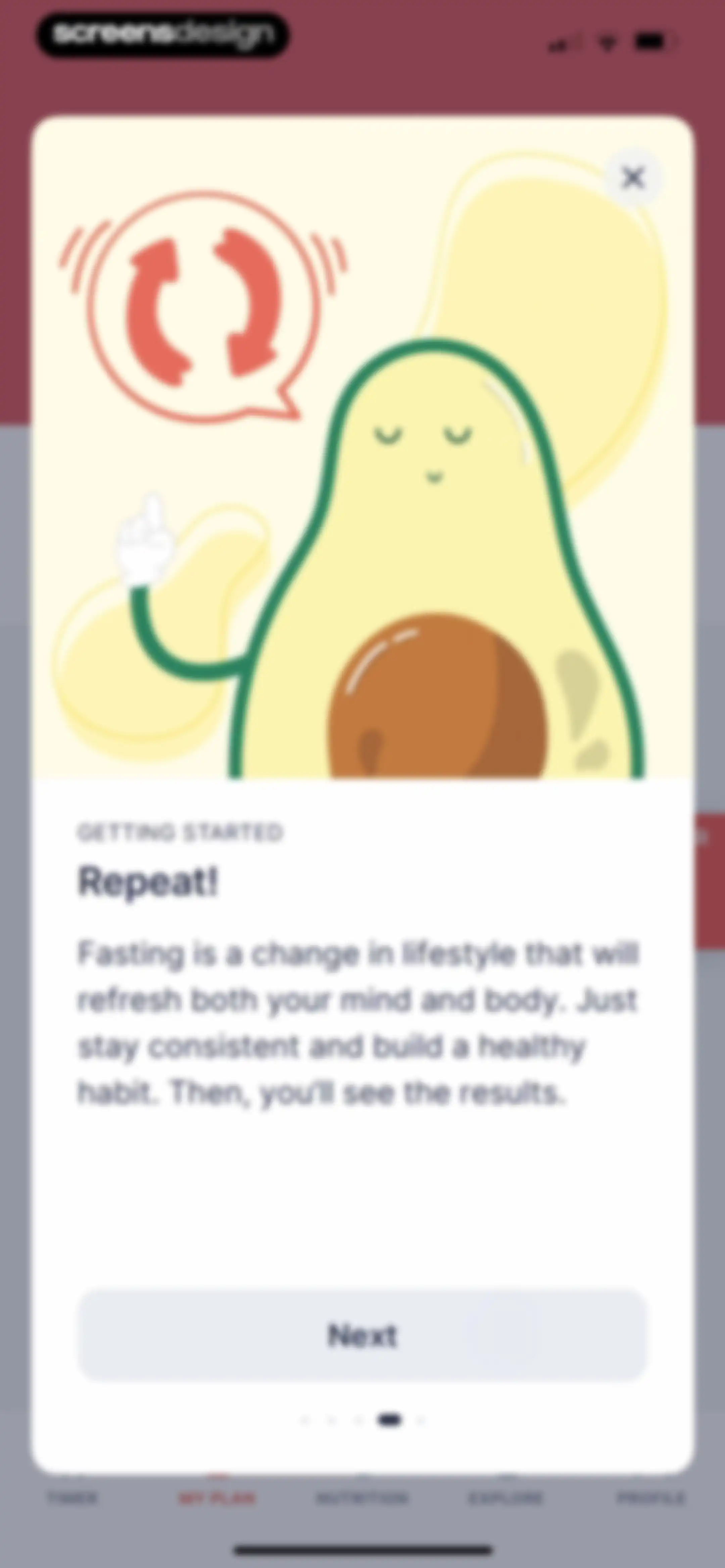 Kompanion: Weight Loss Plan screen 138