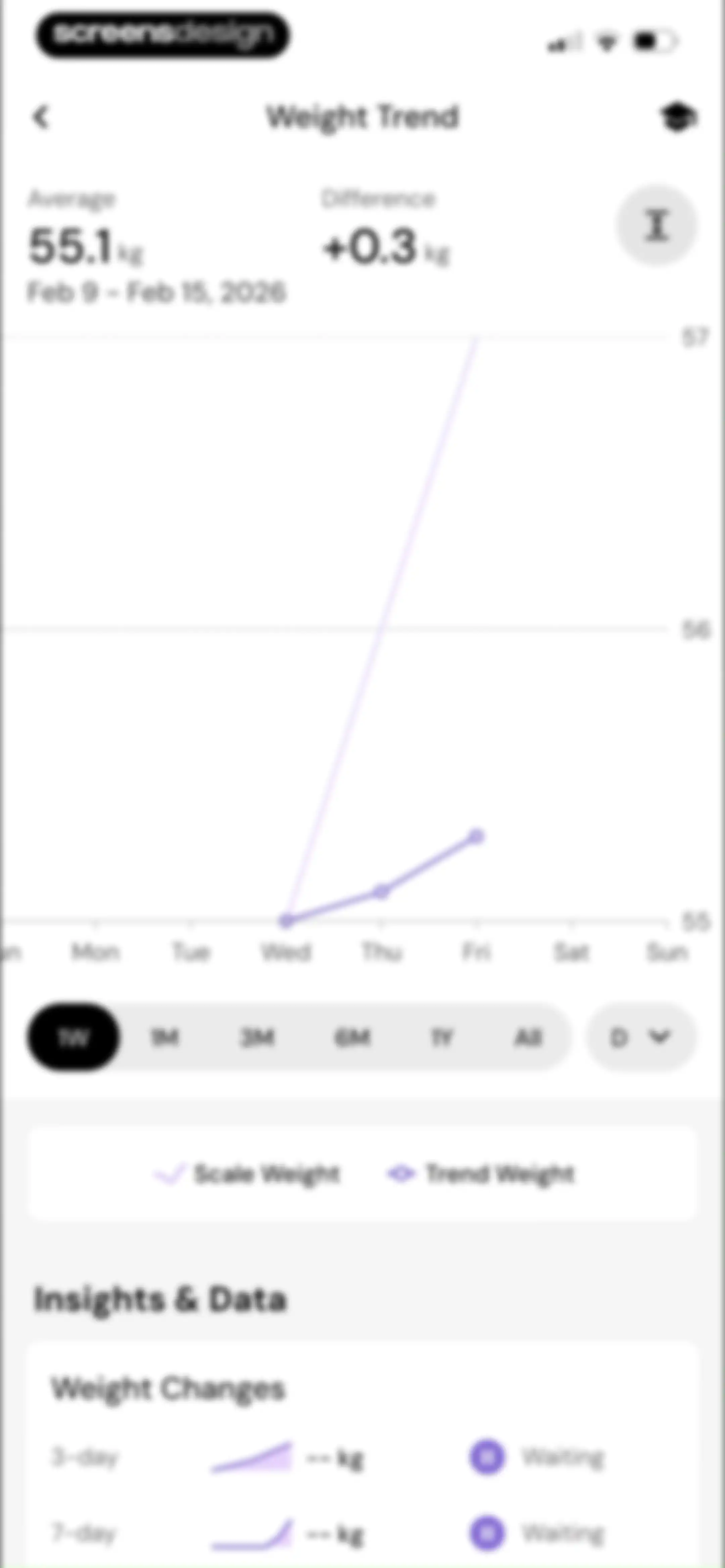 MacroFactor Workouts - Tracker screen 124