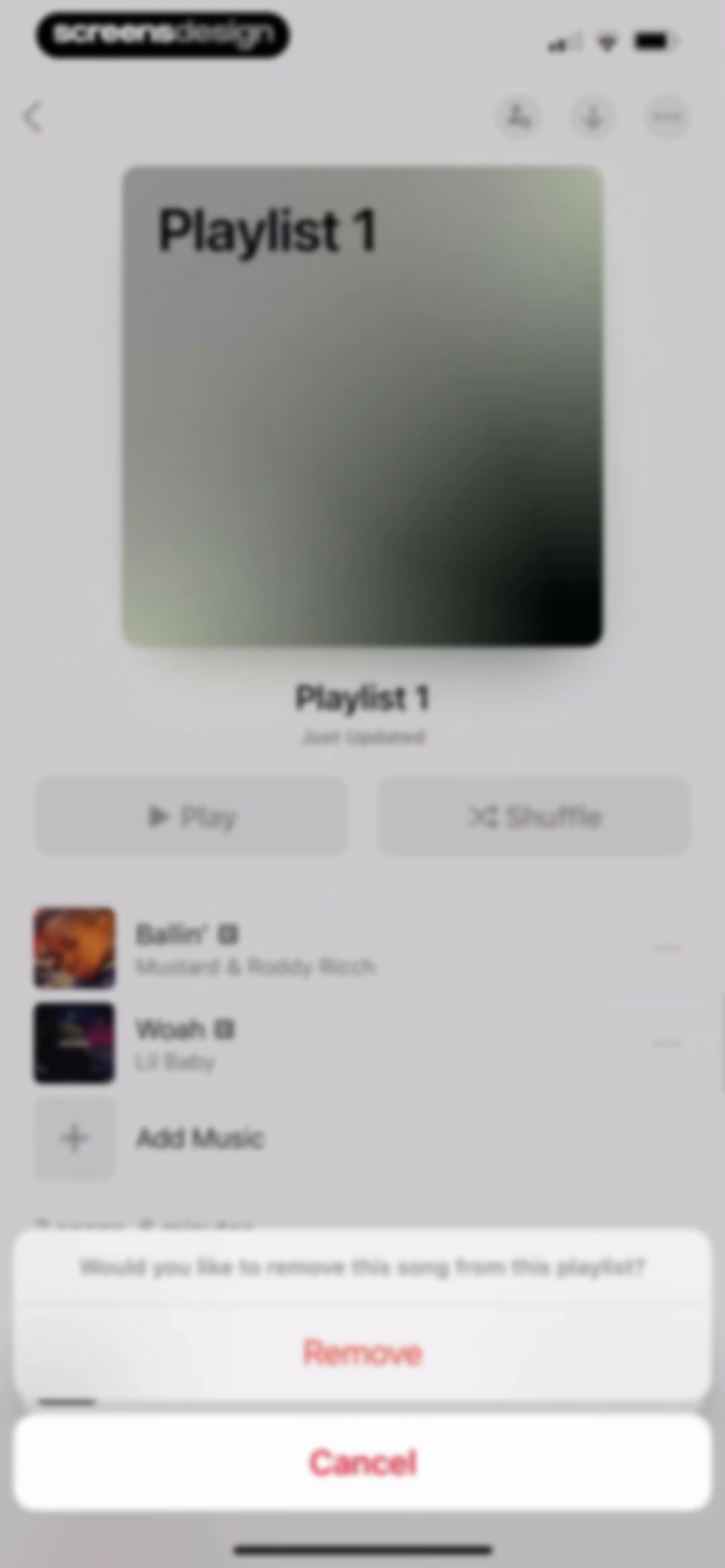 Apple Music screen 98