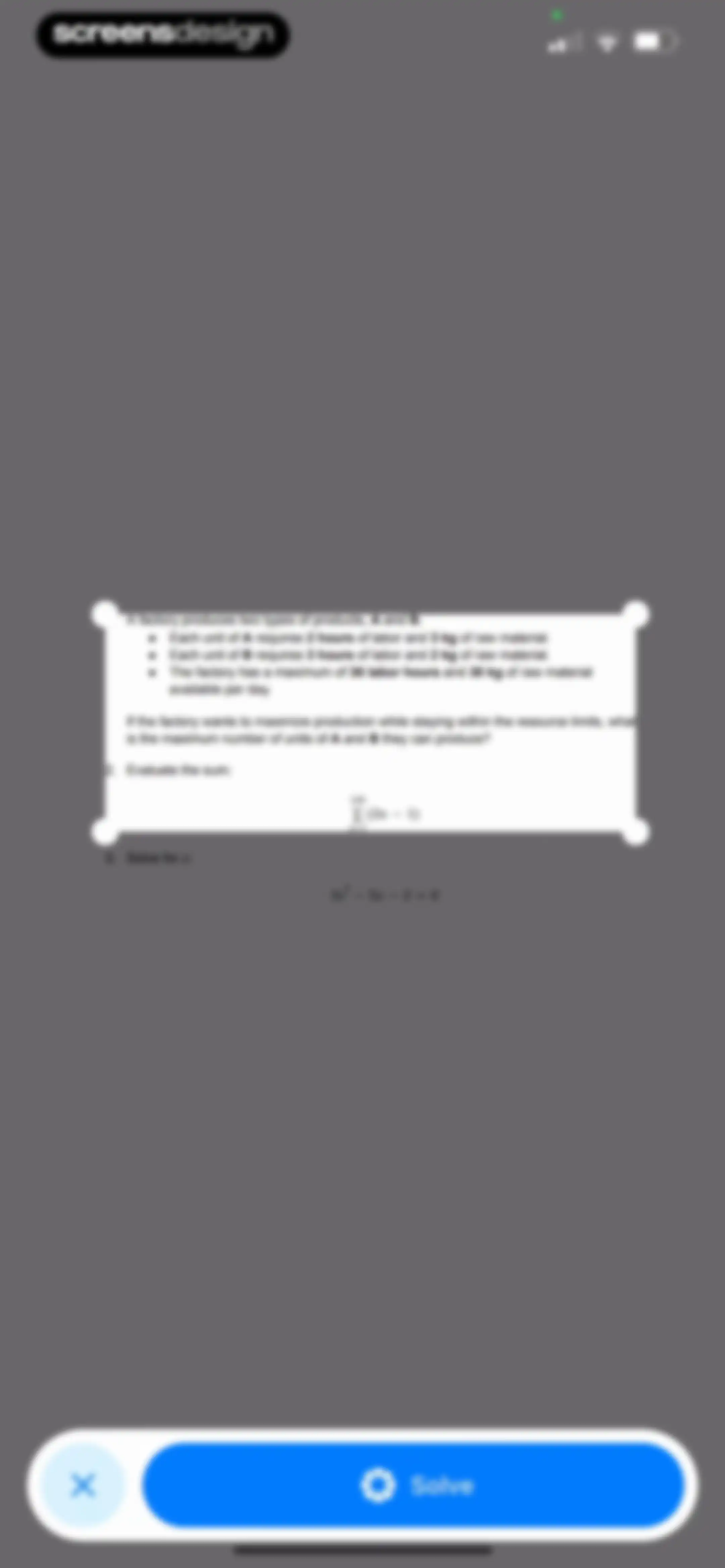 PhotoSolve: AI Homework Helper screen 62