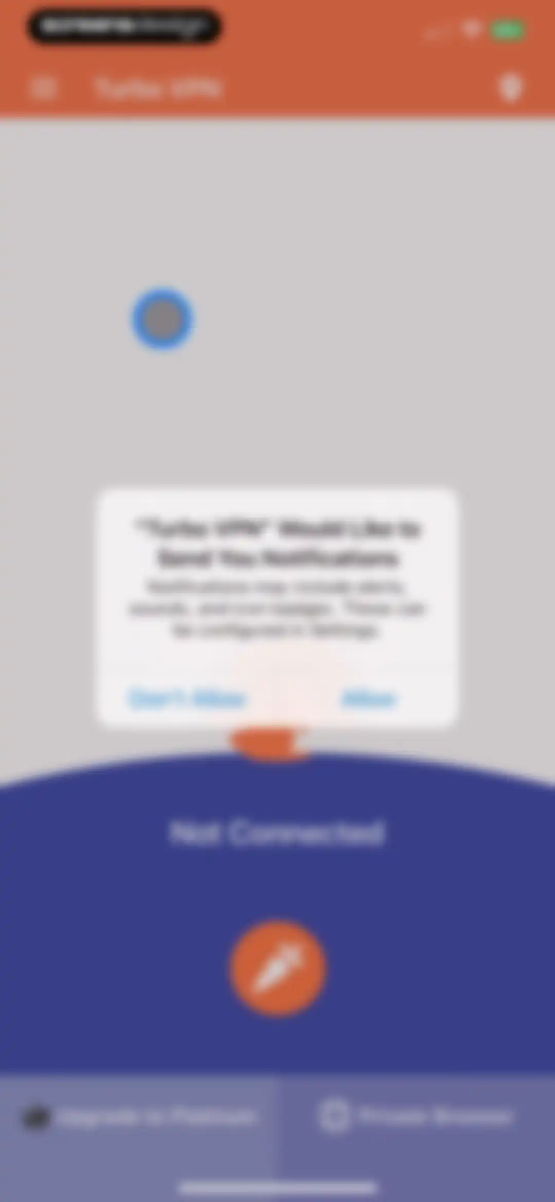 Turbo VPN Private Browser screen 6