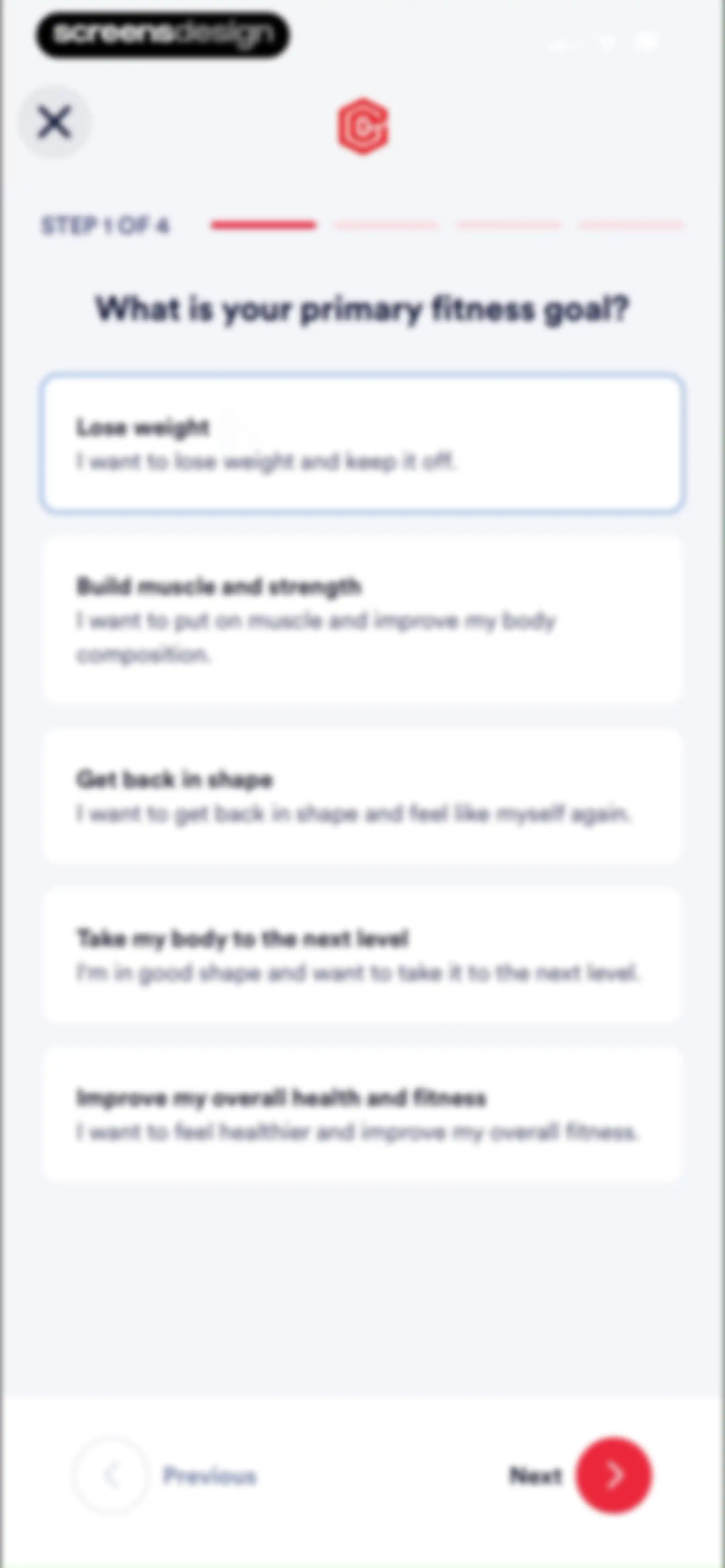 Caliber: Strength Training screen 94