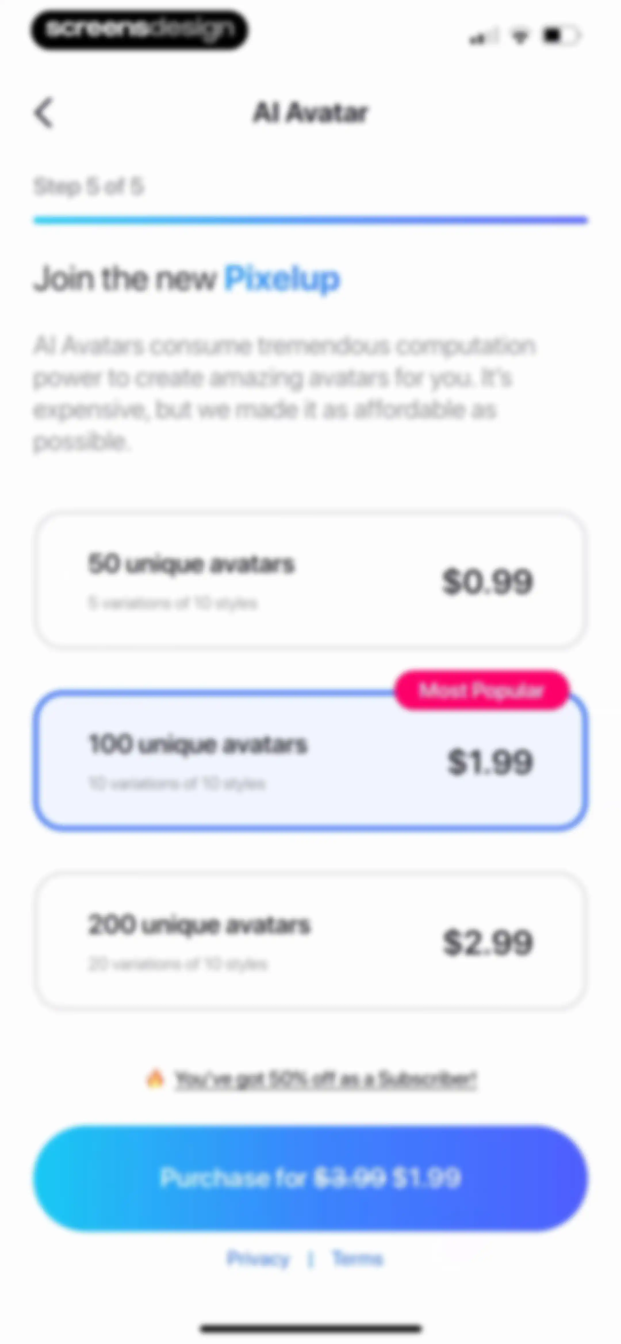 Pixelup: AI Photo Enhancer App screen 25