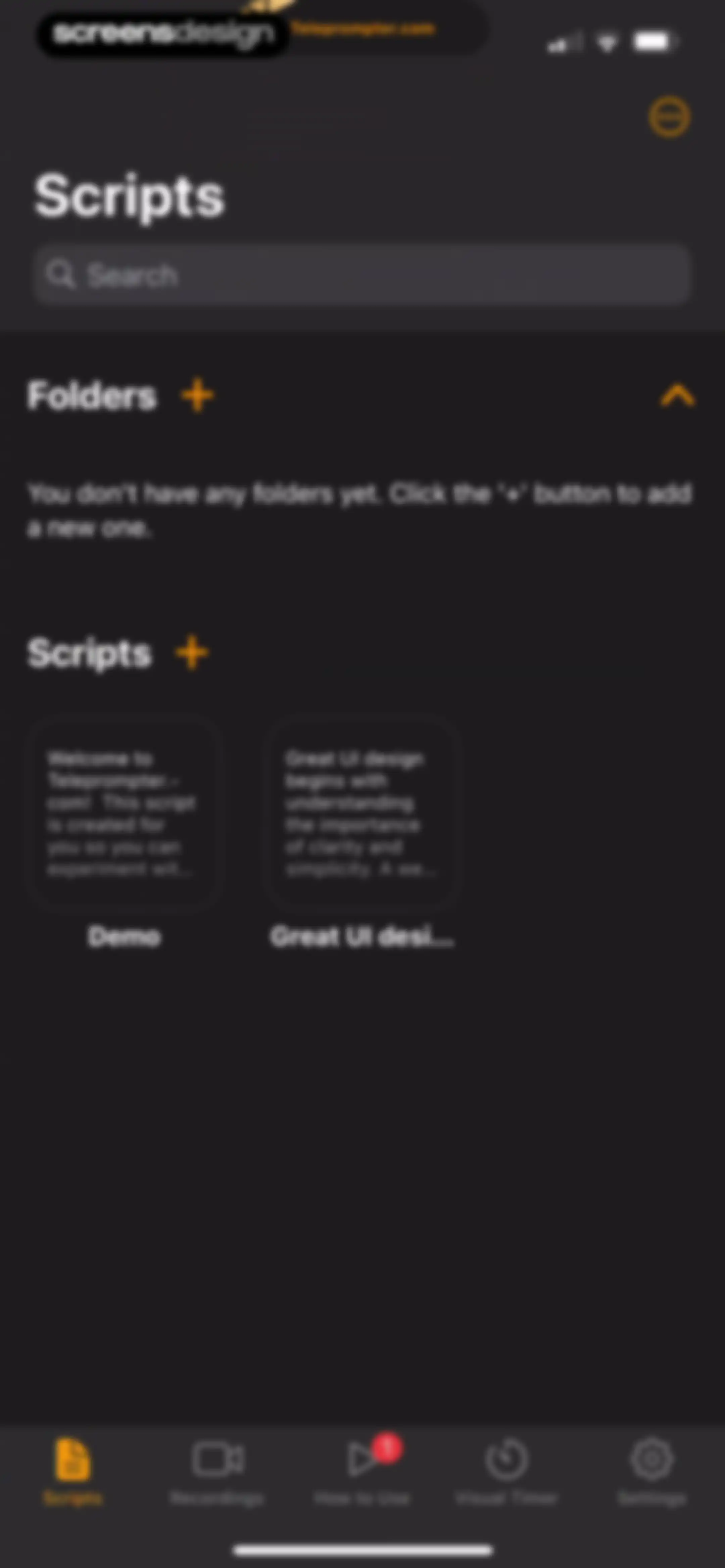 Teleprompter.com screen 93