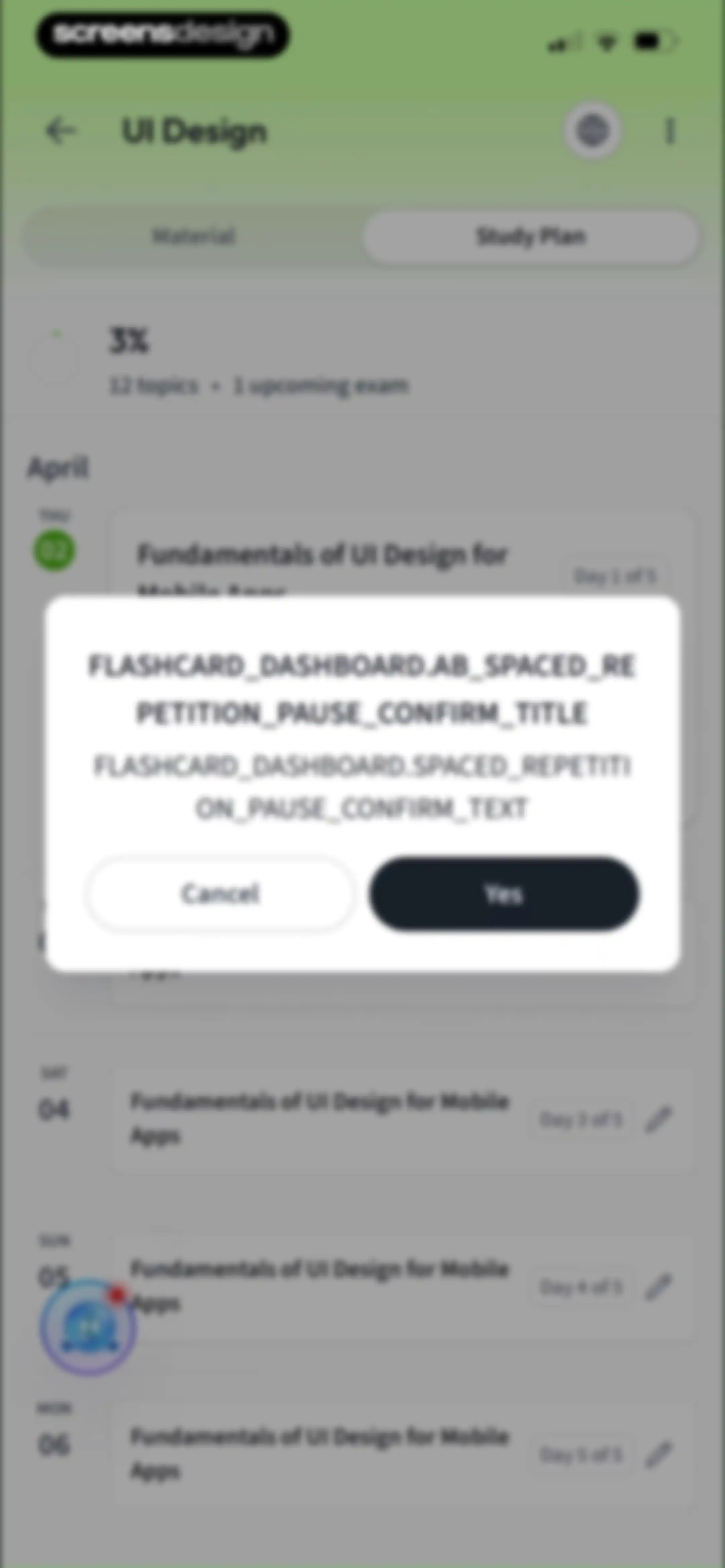 Vaia: AI Flashcards. Study App screen 109