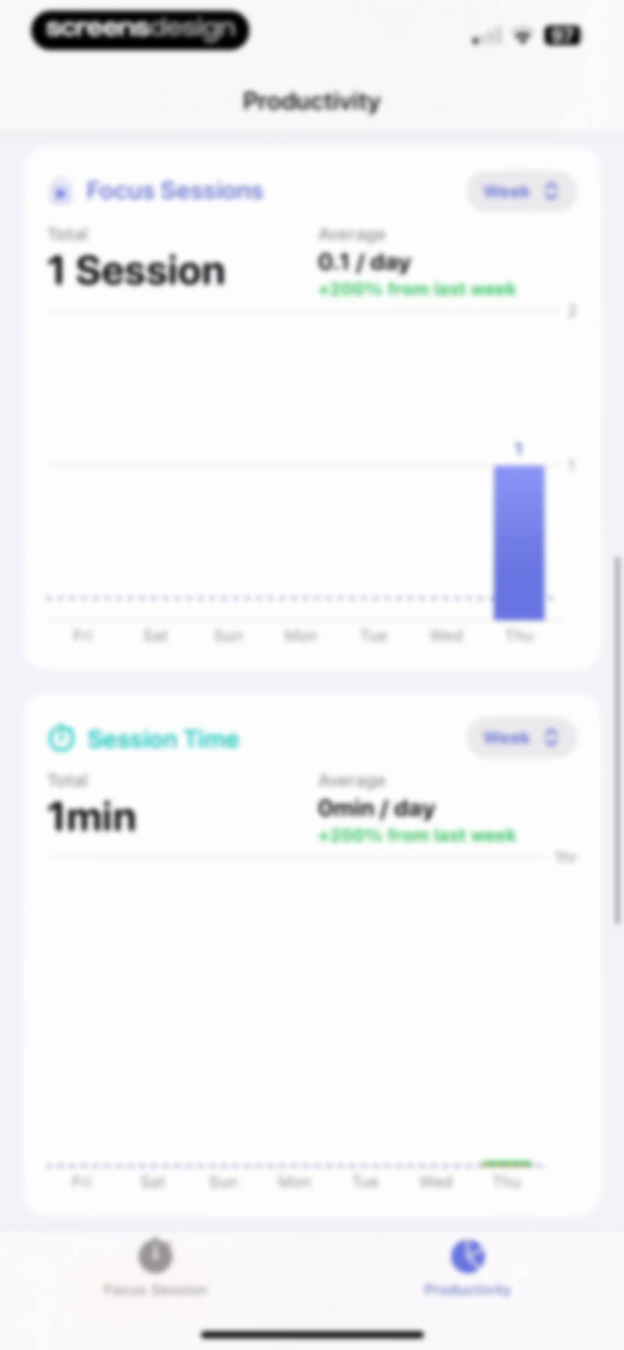 Focused Work - Pomodoro Timer screen 117