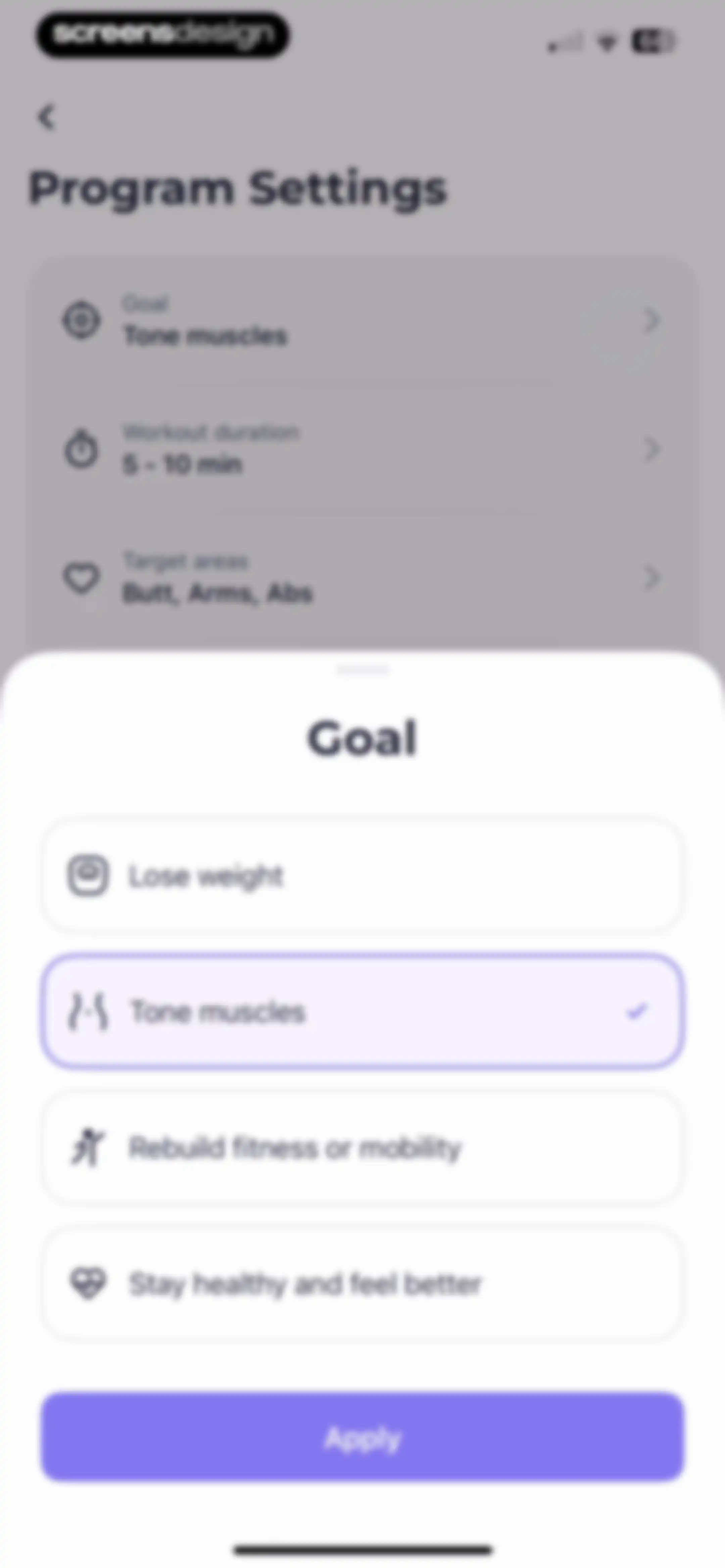 FitMe - Lazy Workout at Home screen 65