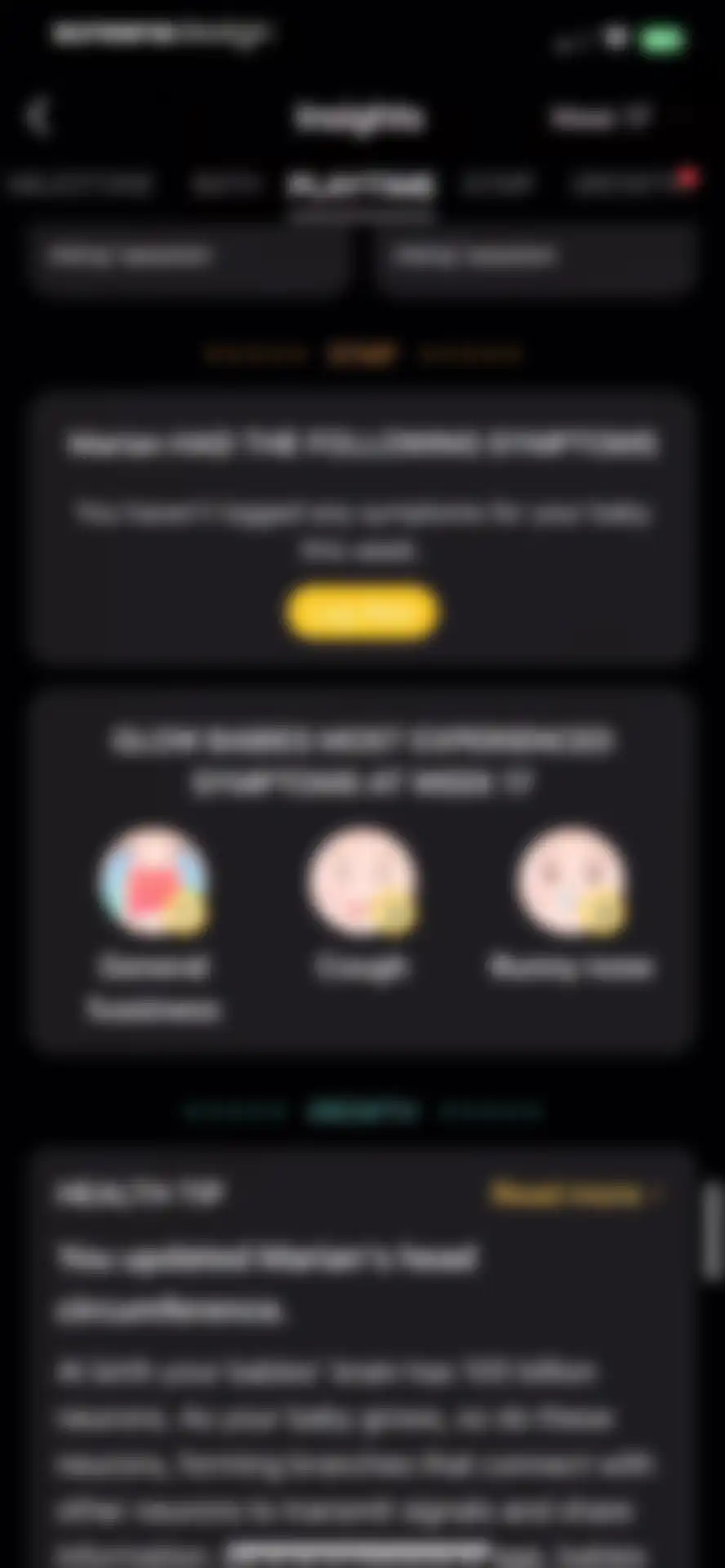 Glow Baby Tracker & Growth App screen 71