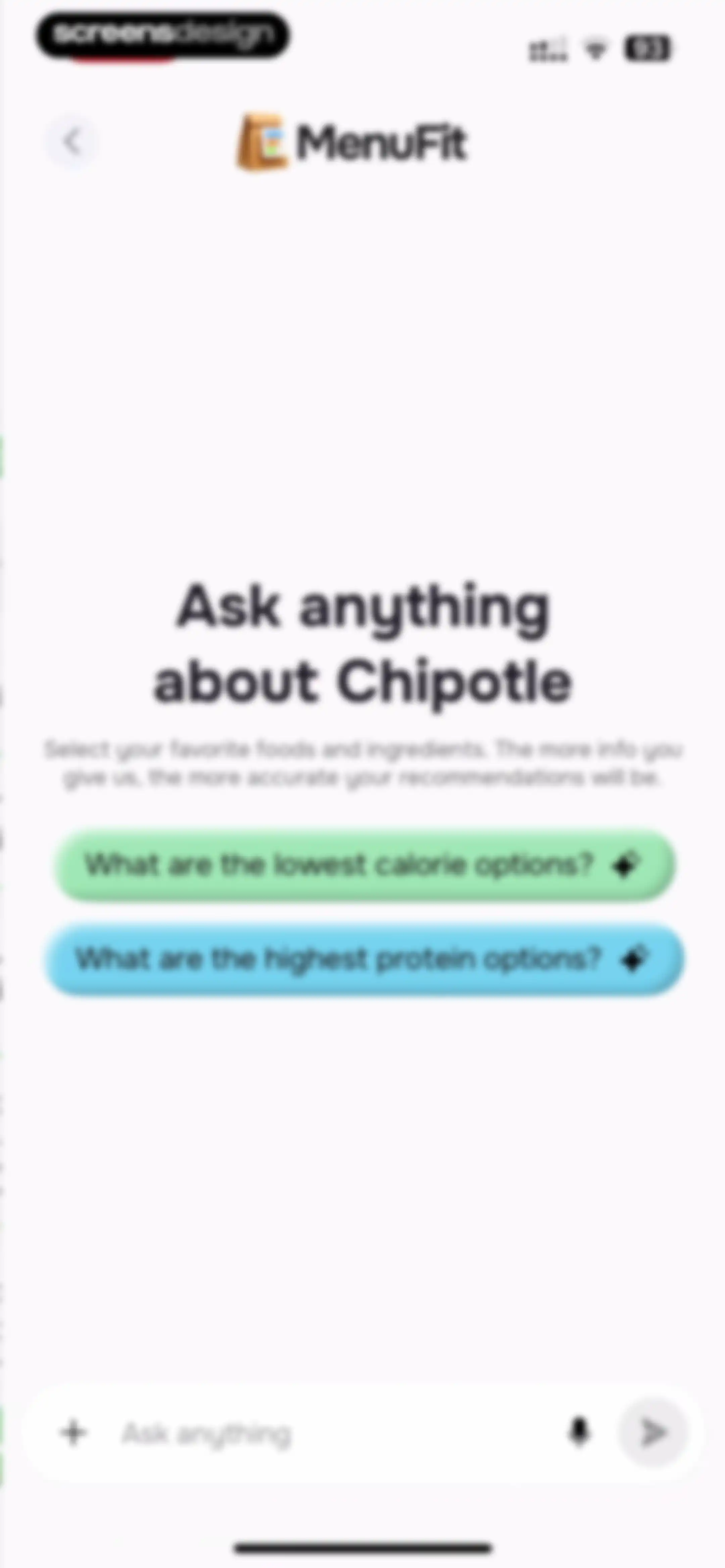MenuFit - Healthy Eating Out screen 64