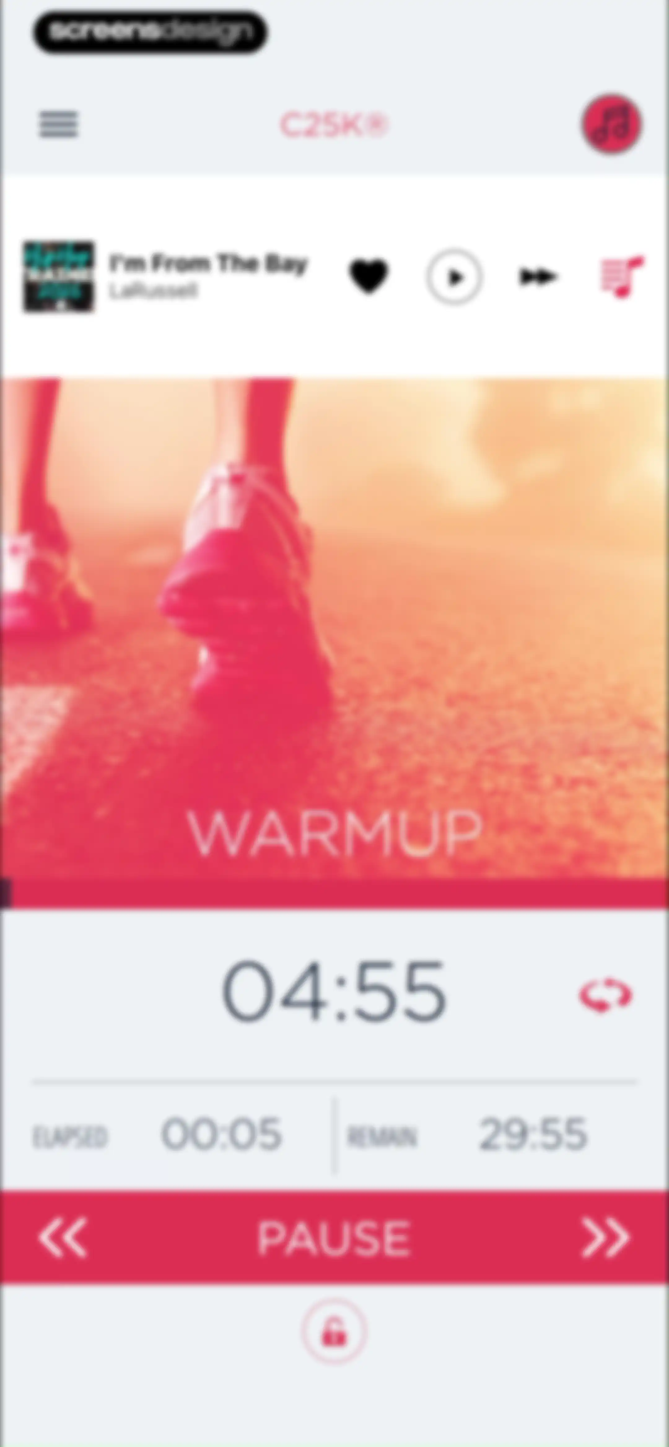 C25K® 5K Running Coach & Map screen 44