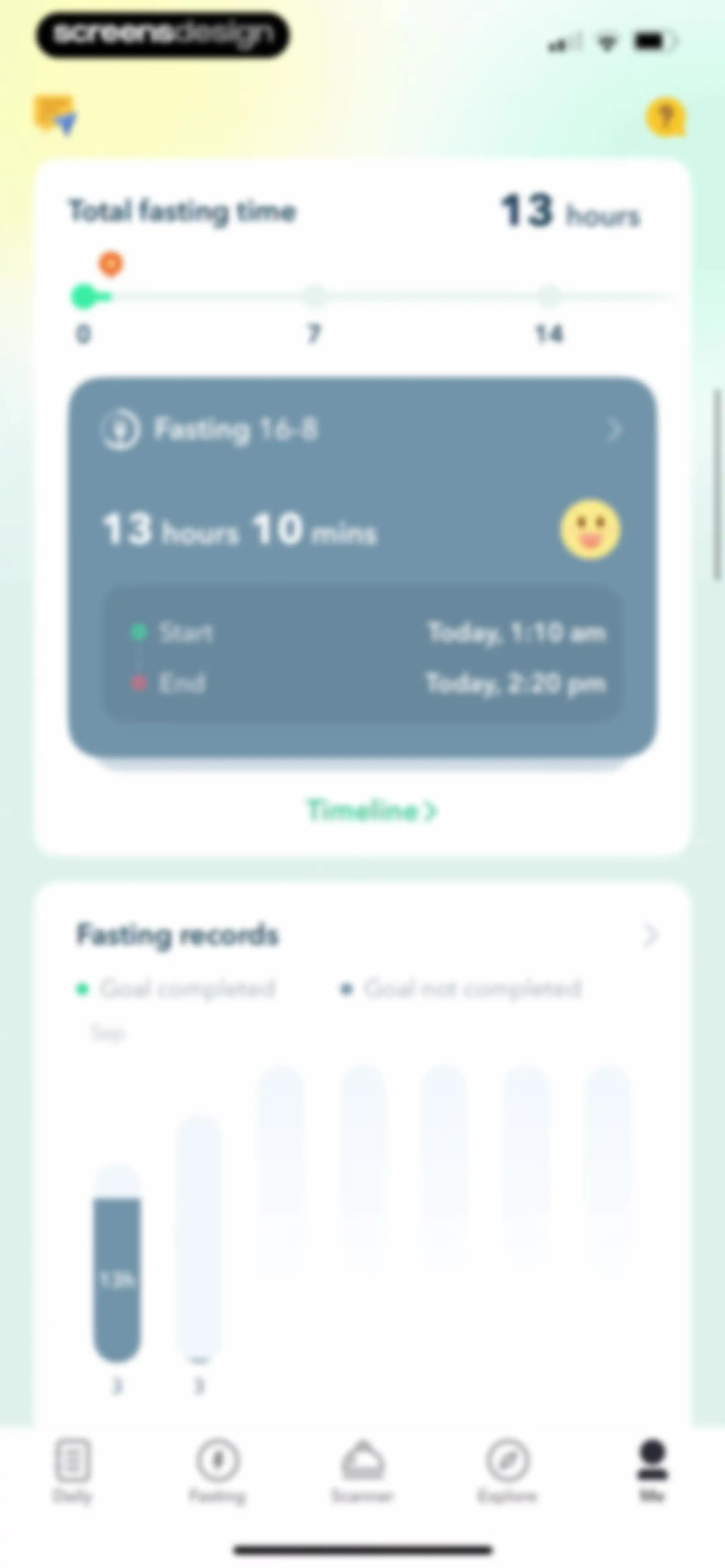 Intermittent Fasting Tracker - screen 332