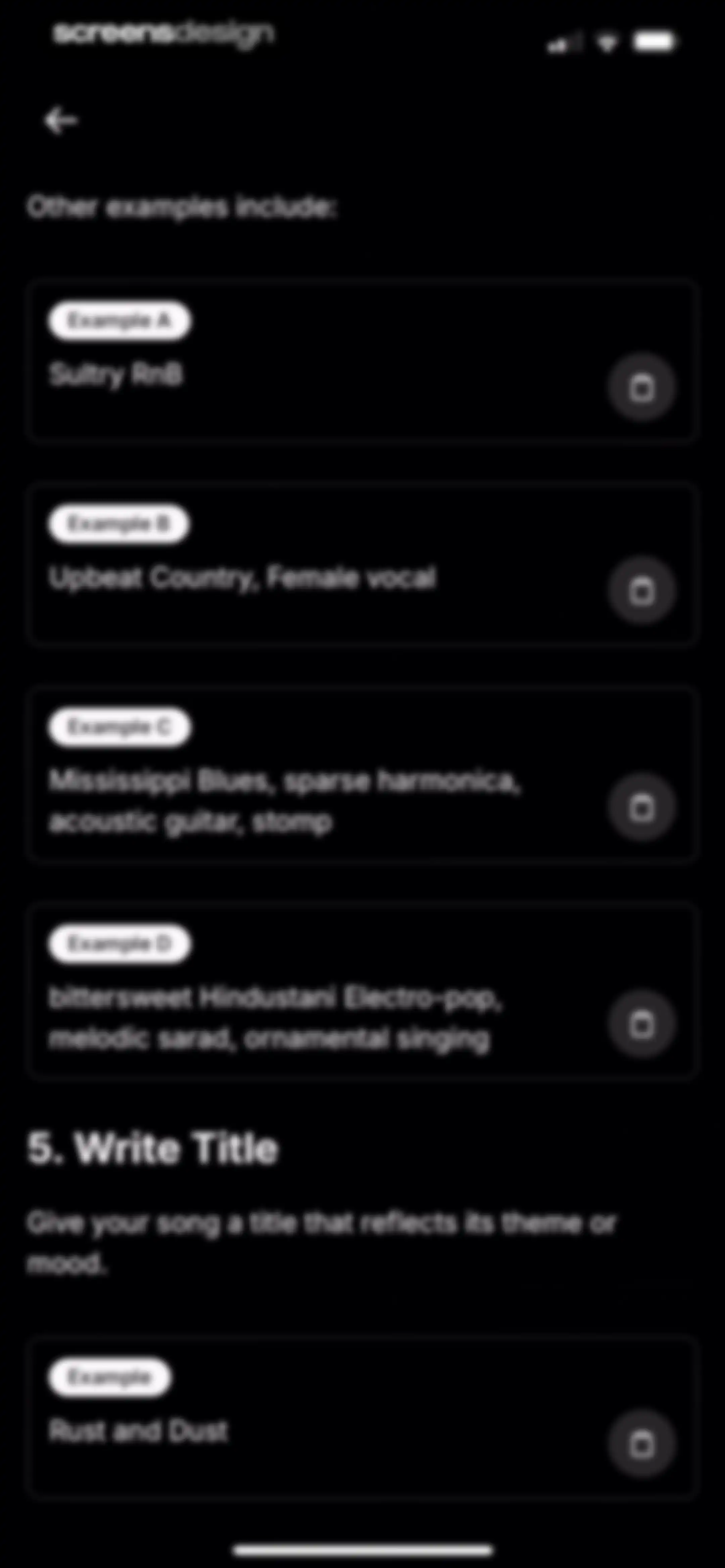 AI Song Generator - Zona screen 17