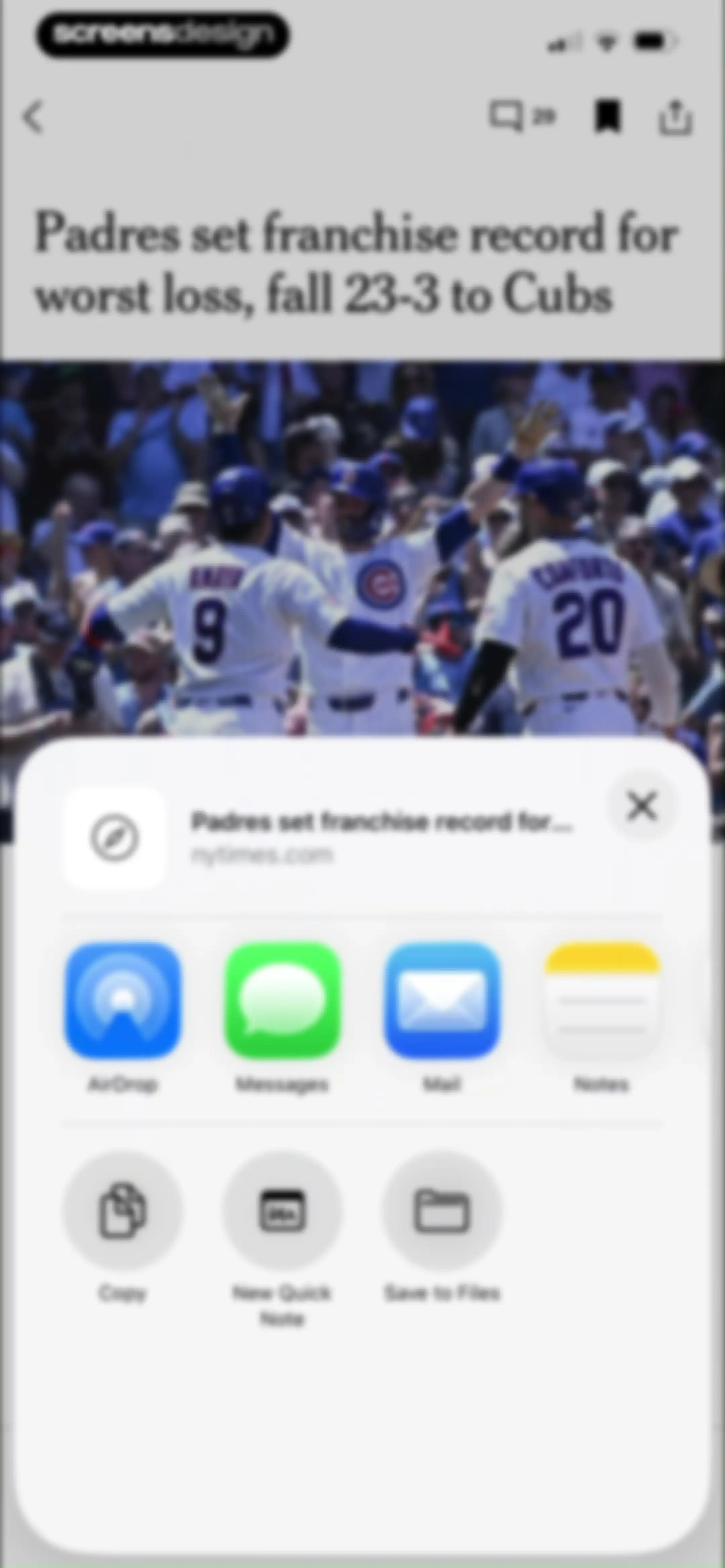 The Athletic: All Sports News screen 33