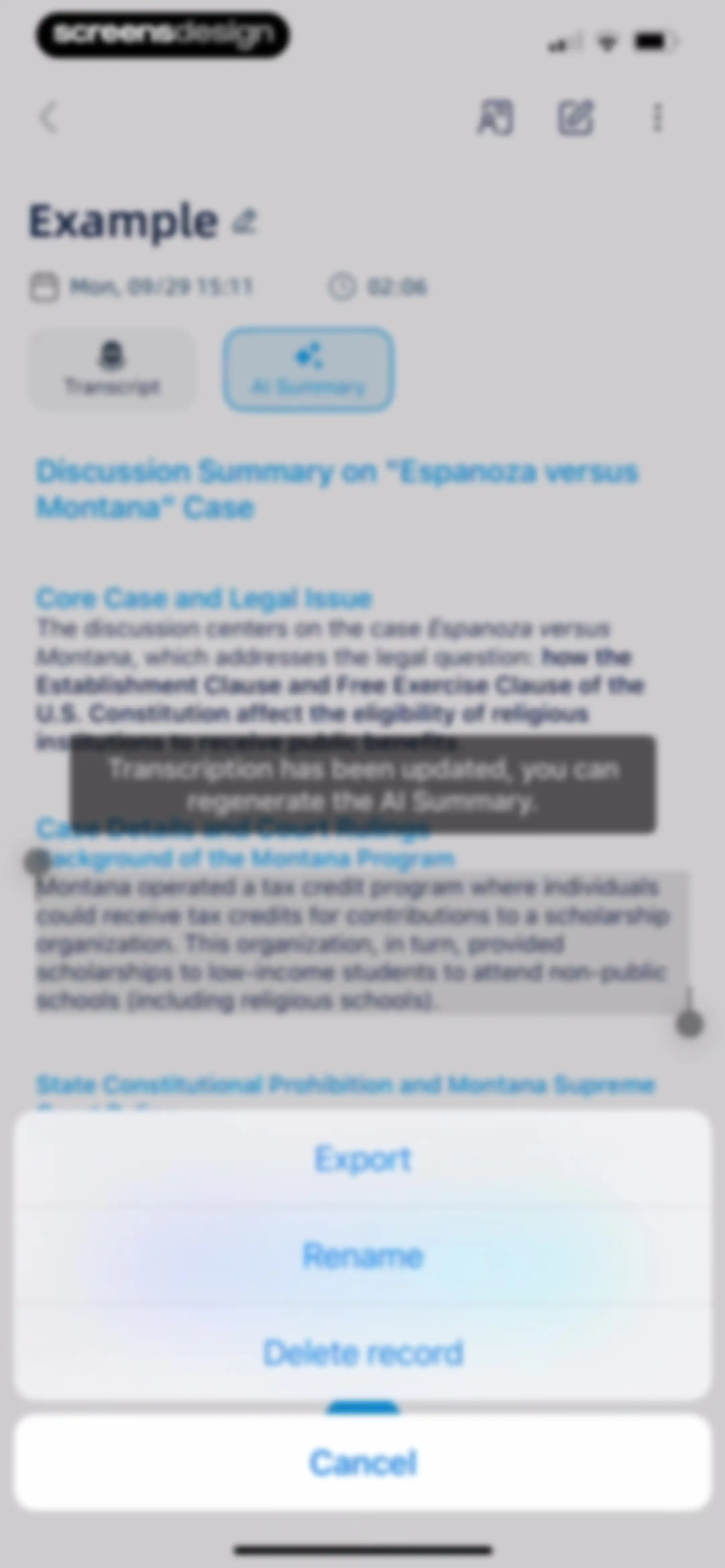 iTranscribe - Audio to Text screen 30