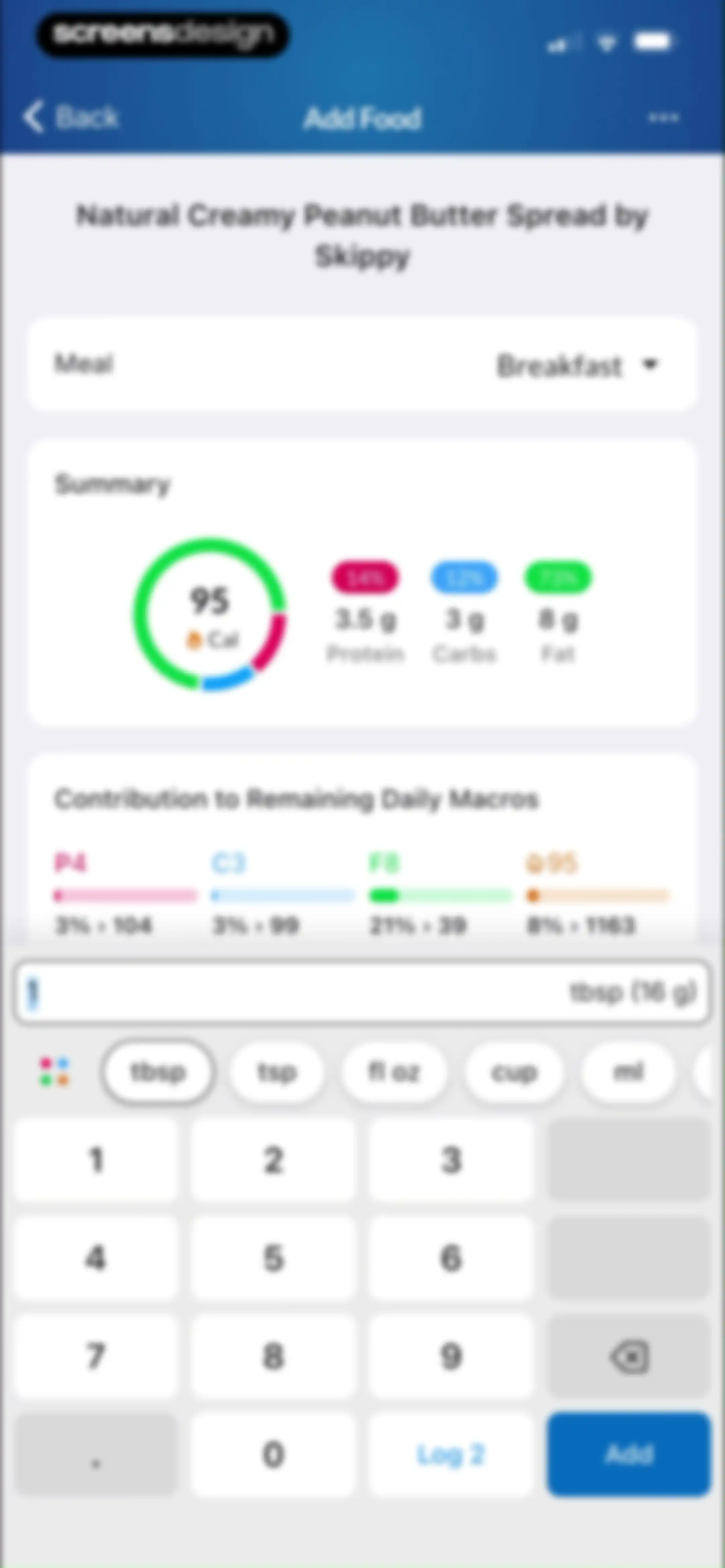MacrosFirst - Macro Tracker screen 48