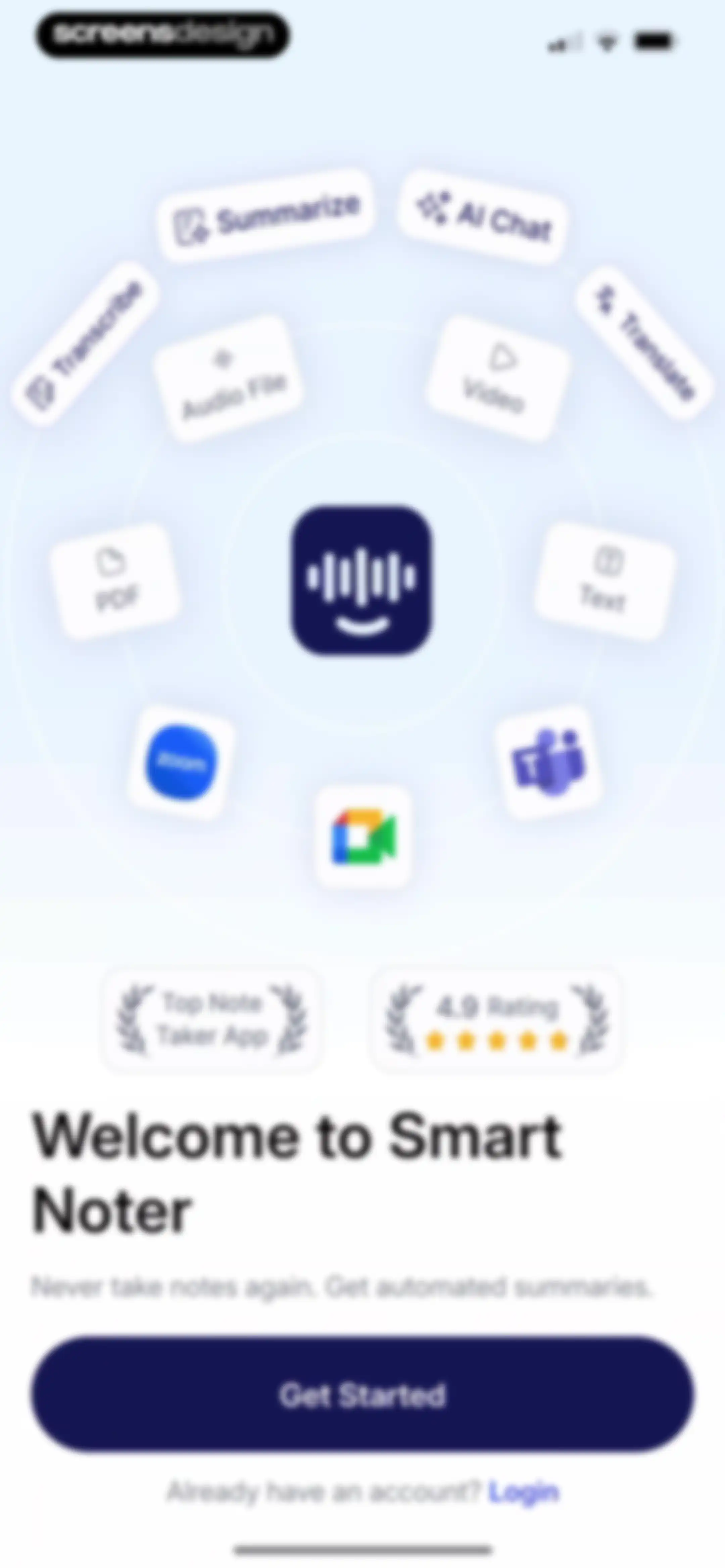 Smart Noter - AI Note Taker screen 3