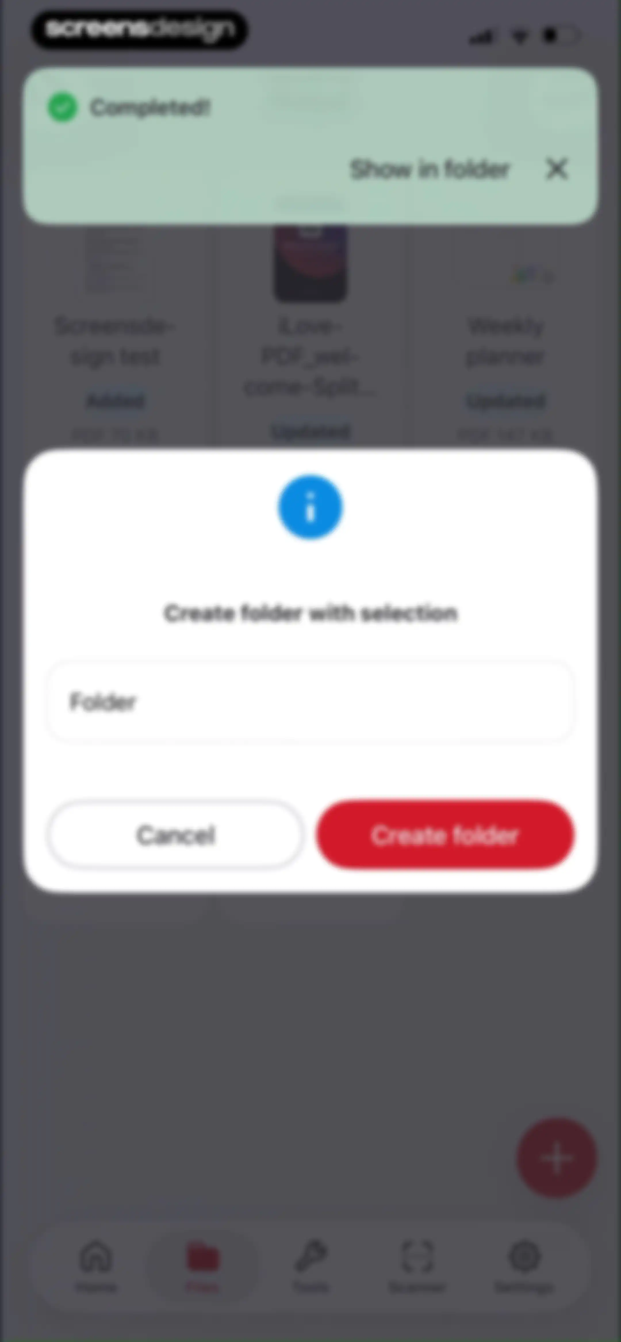 iLovePDF - PDF Editor & Scan screen 87