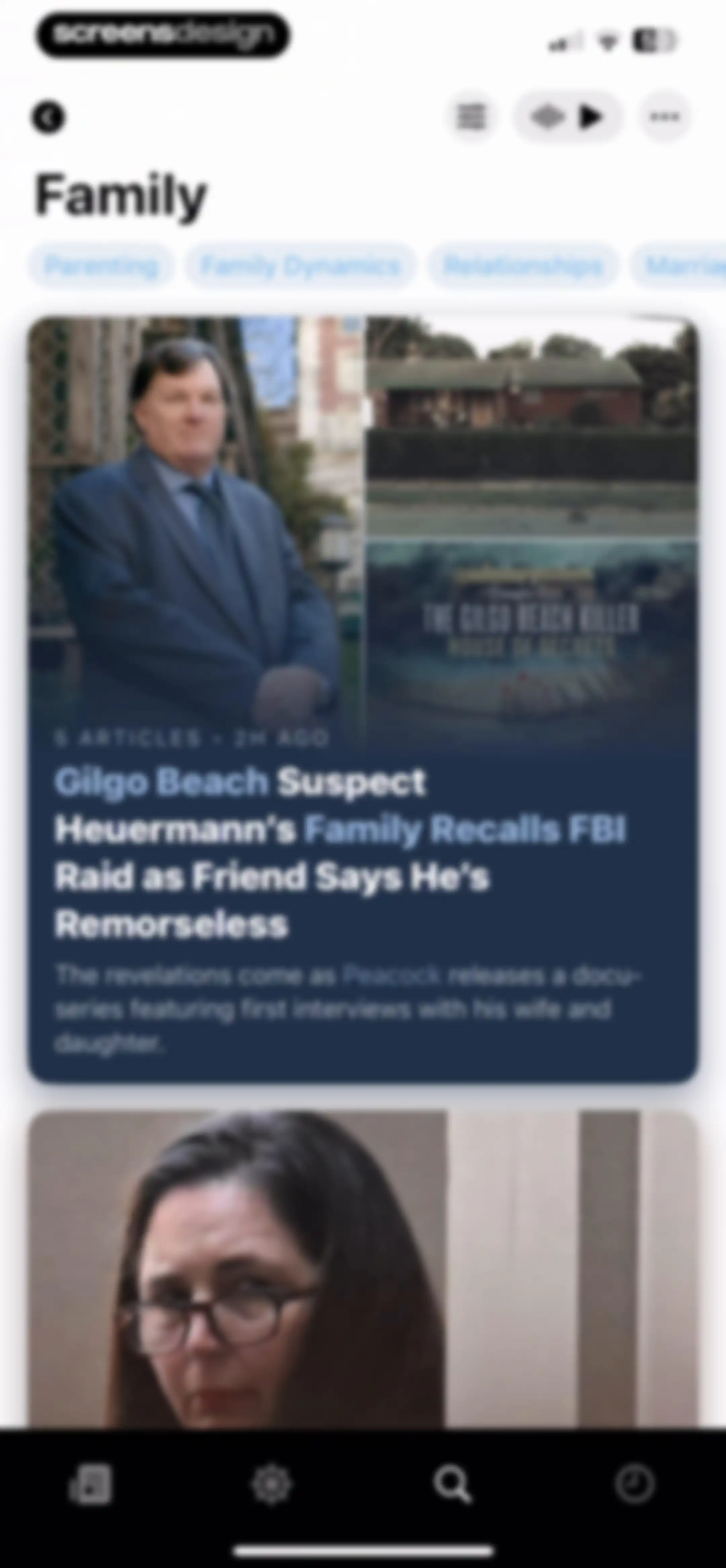 Particle: Personalized News screen 108