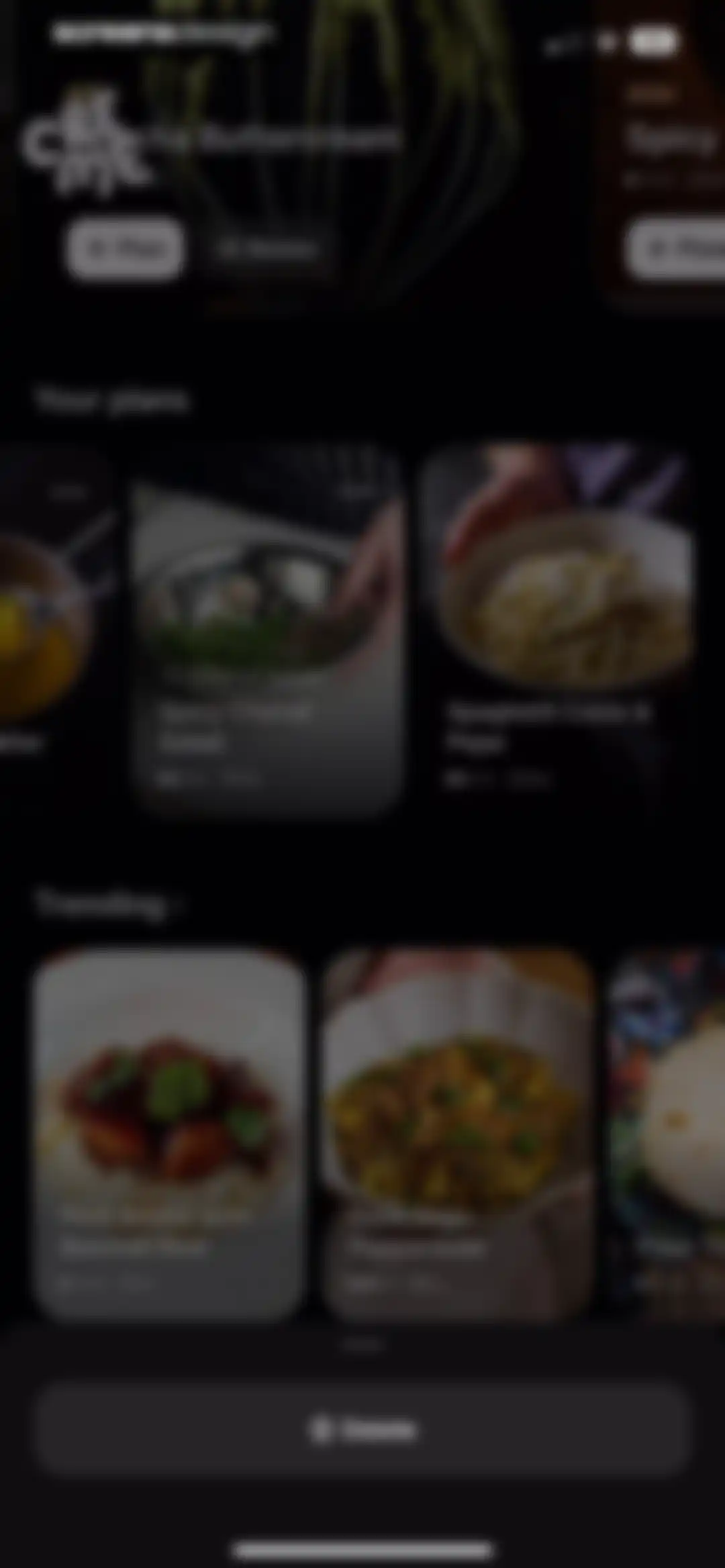 CREME: Create Memorable Meals screen 67
