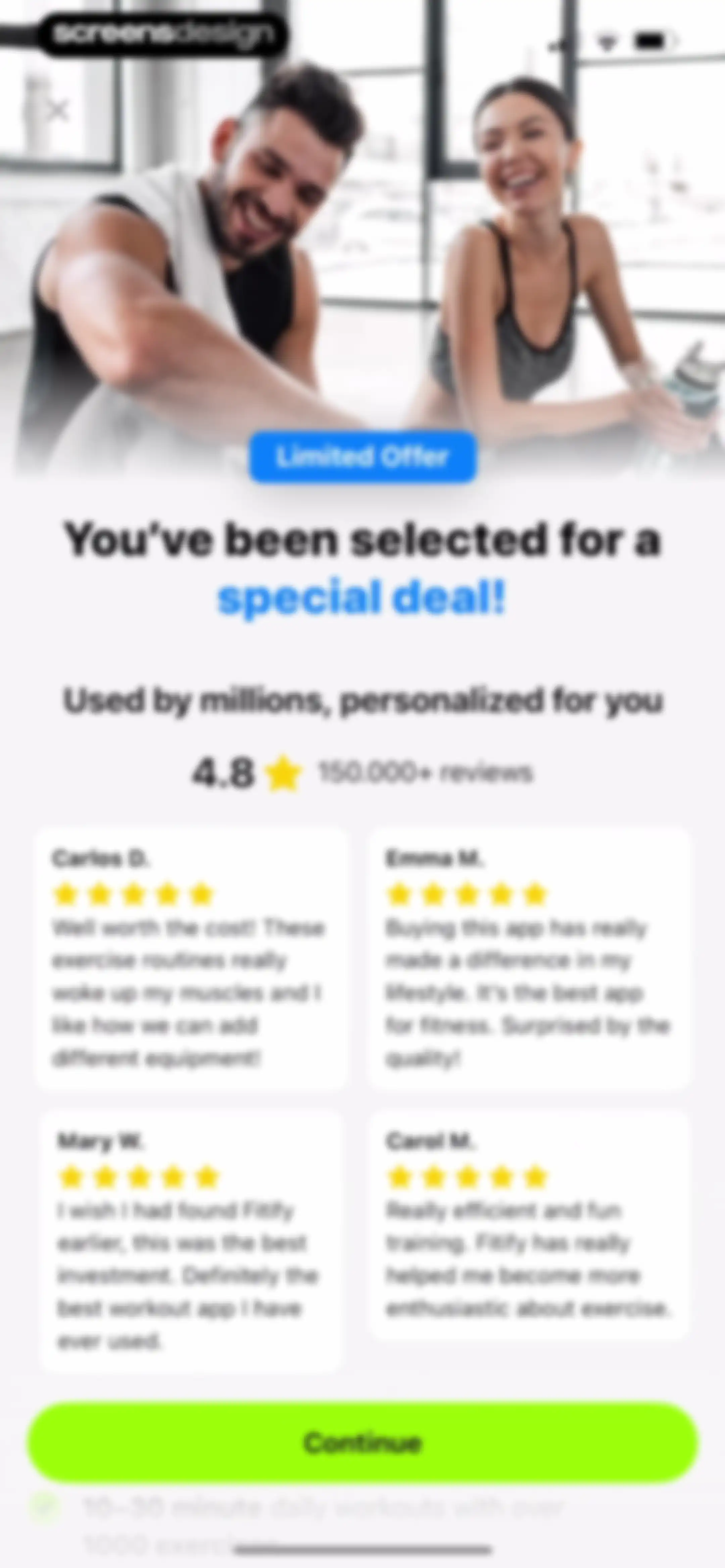 Fitify: Home Workout, AI Coach screen 91