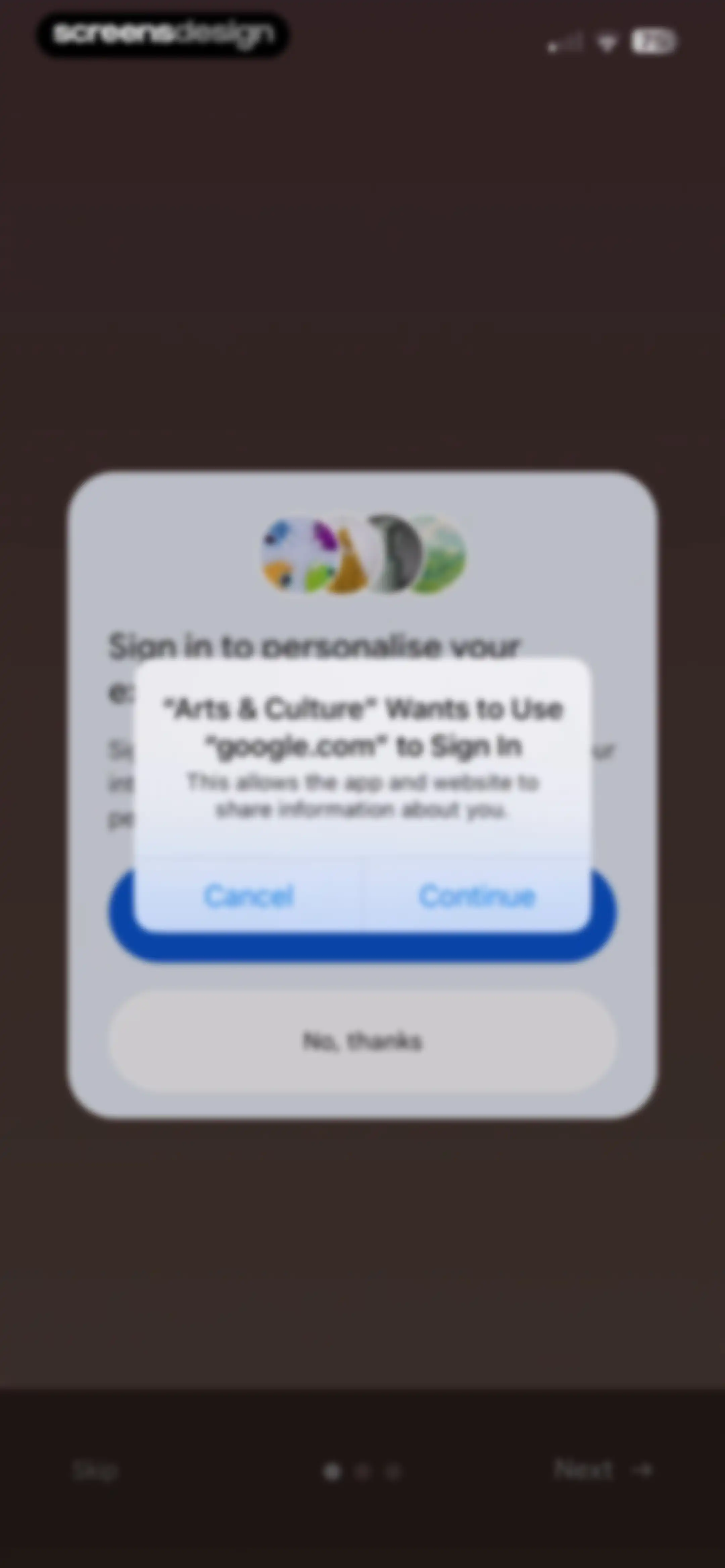 Google Arts & Culture screen 6