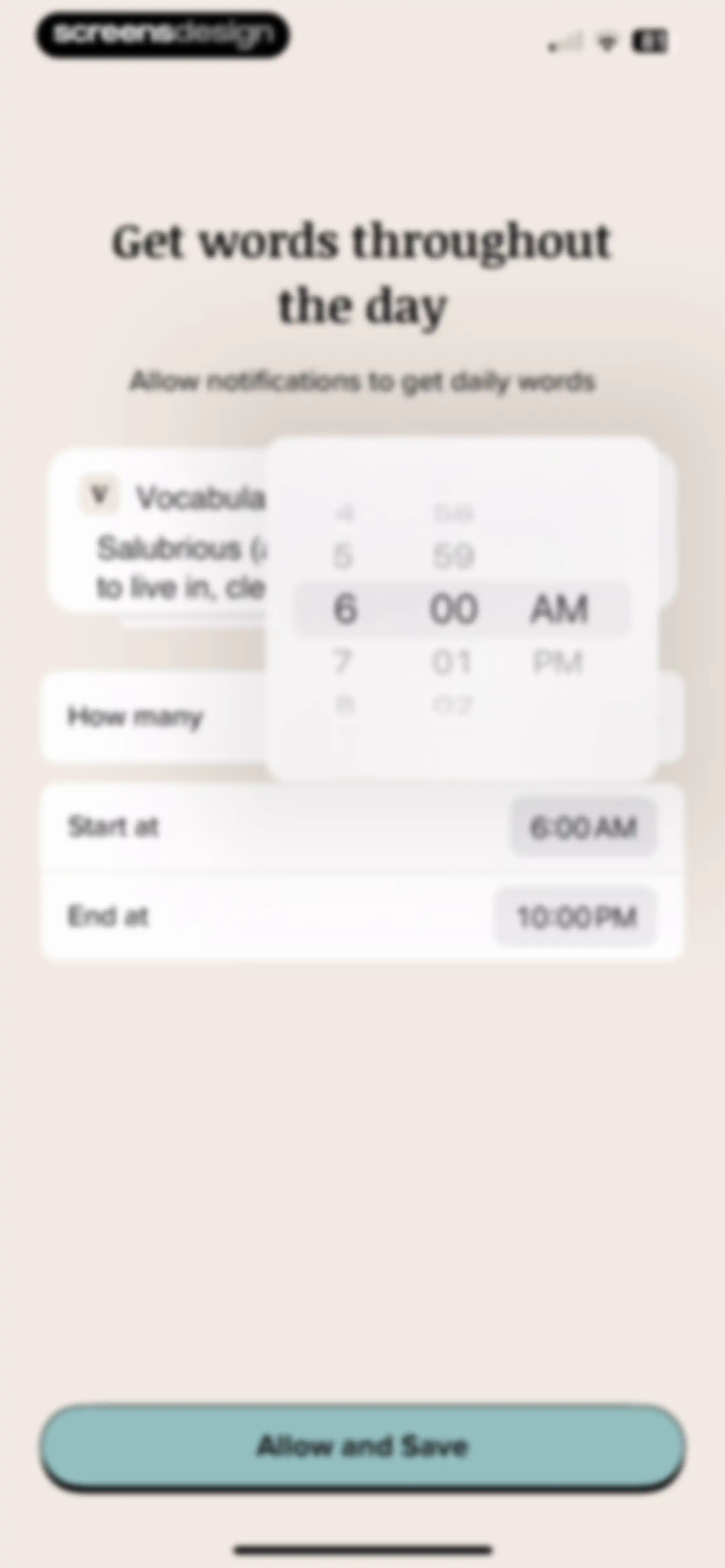 Vocabulary - Learn words daily screen 10