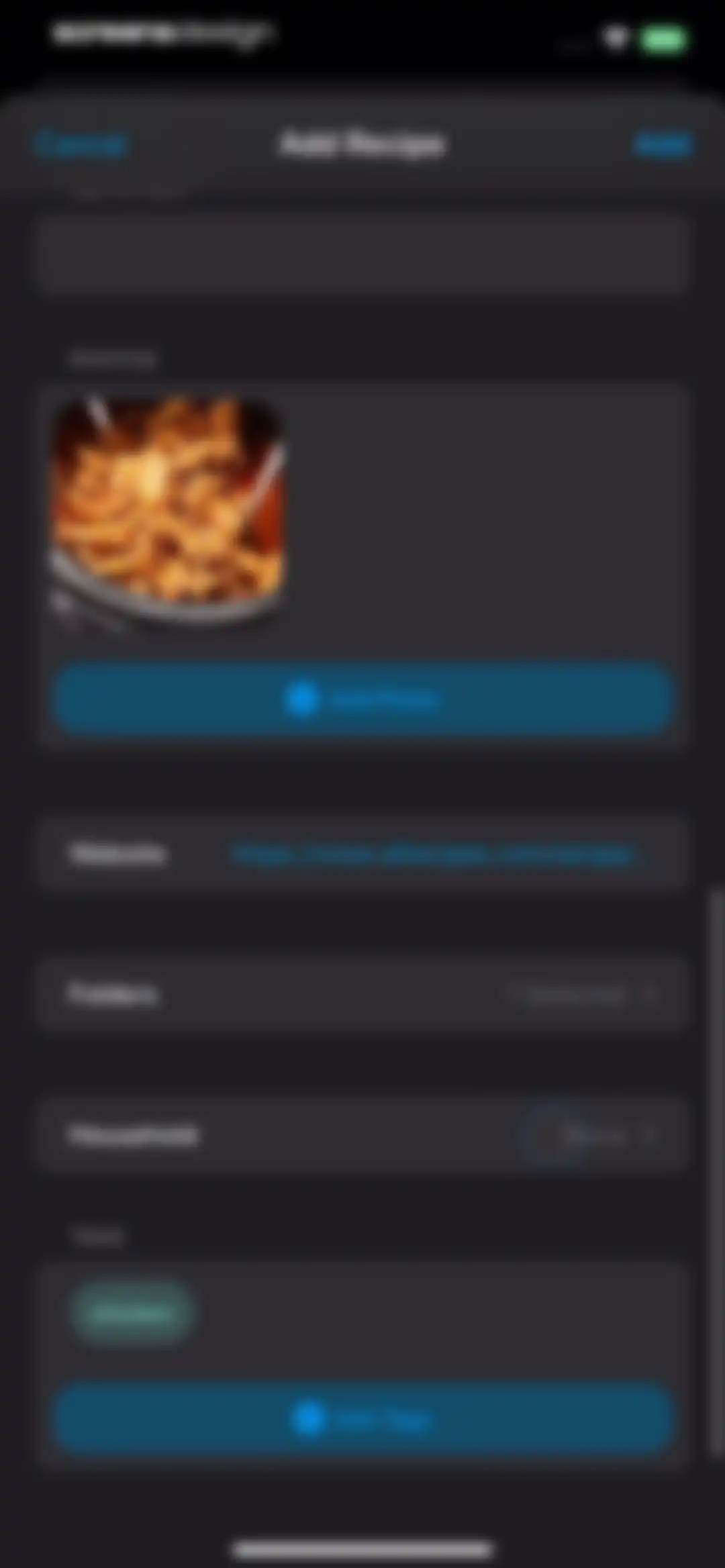 Crouton: Recipe Manager screen 17