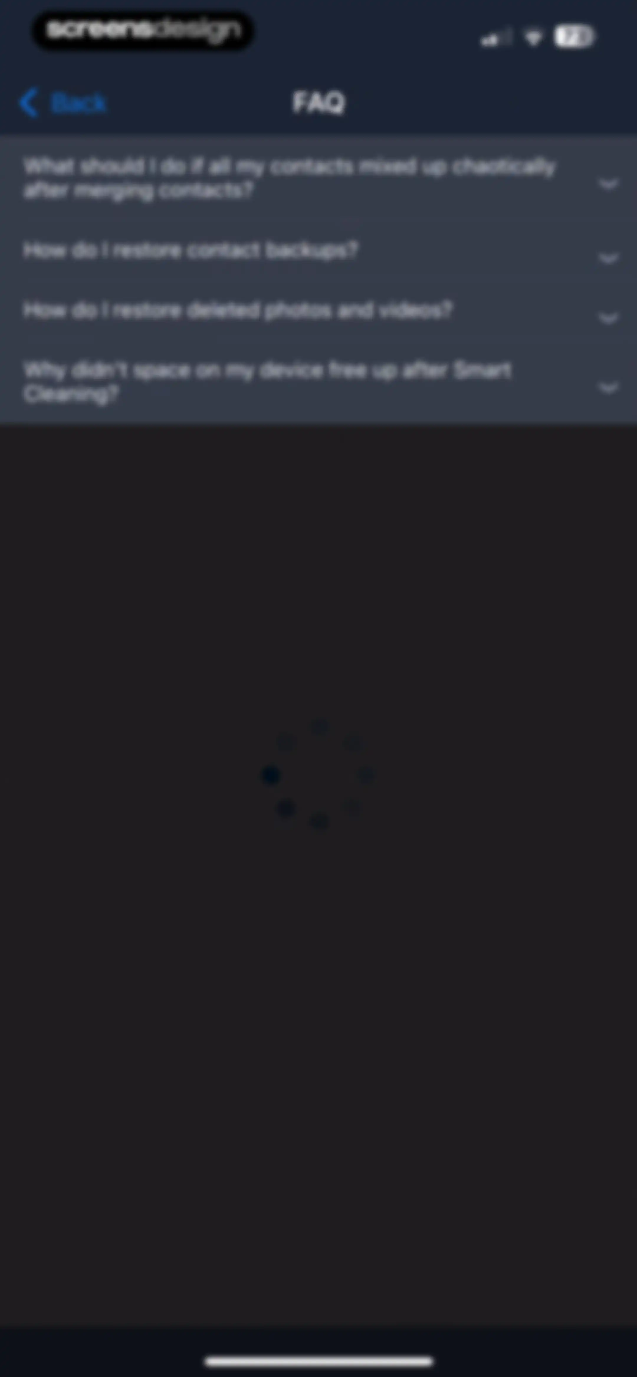 Cleaner Kit - Clean Up Storage screen 147