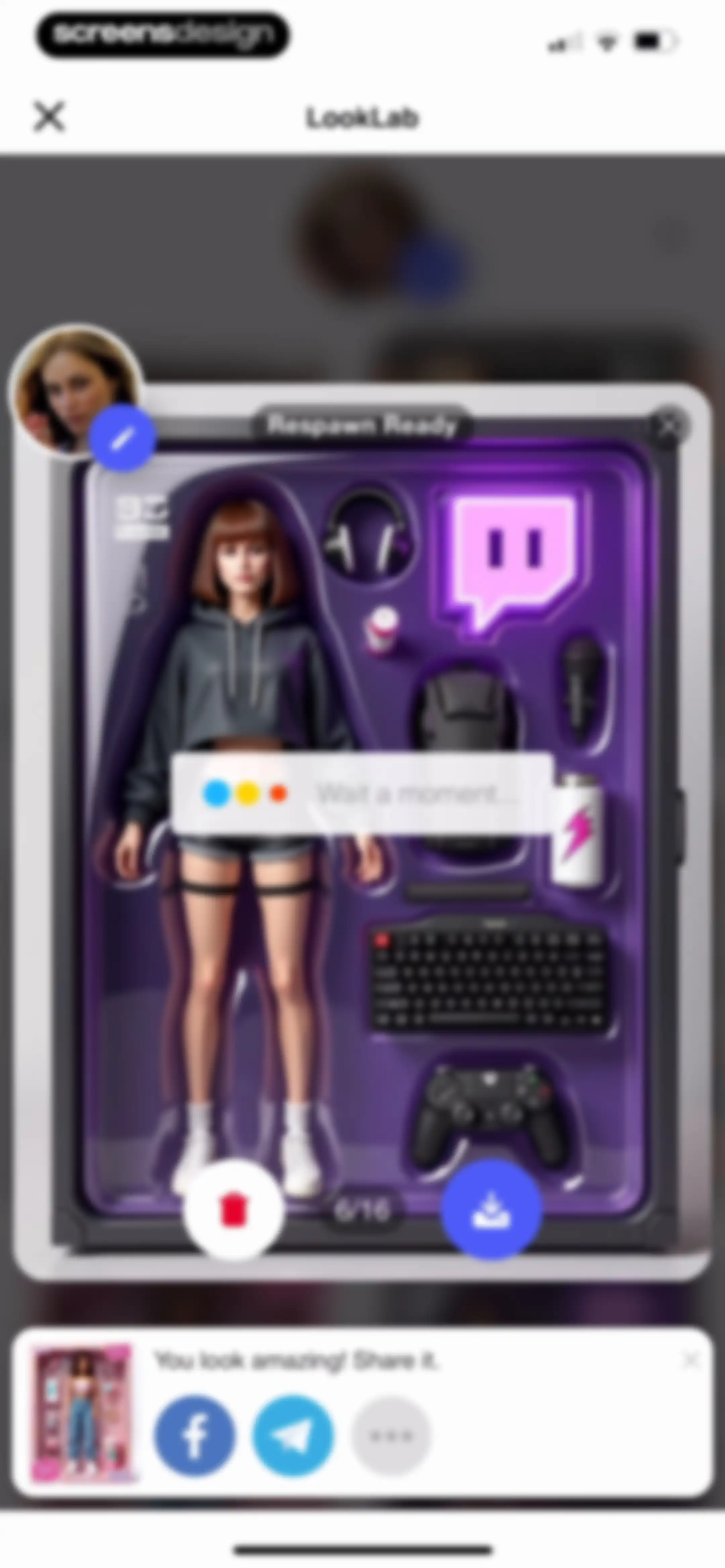 Photo Lab — AI Image Editor screen 85