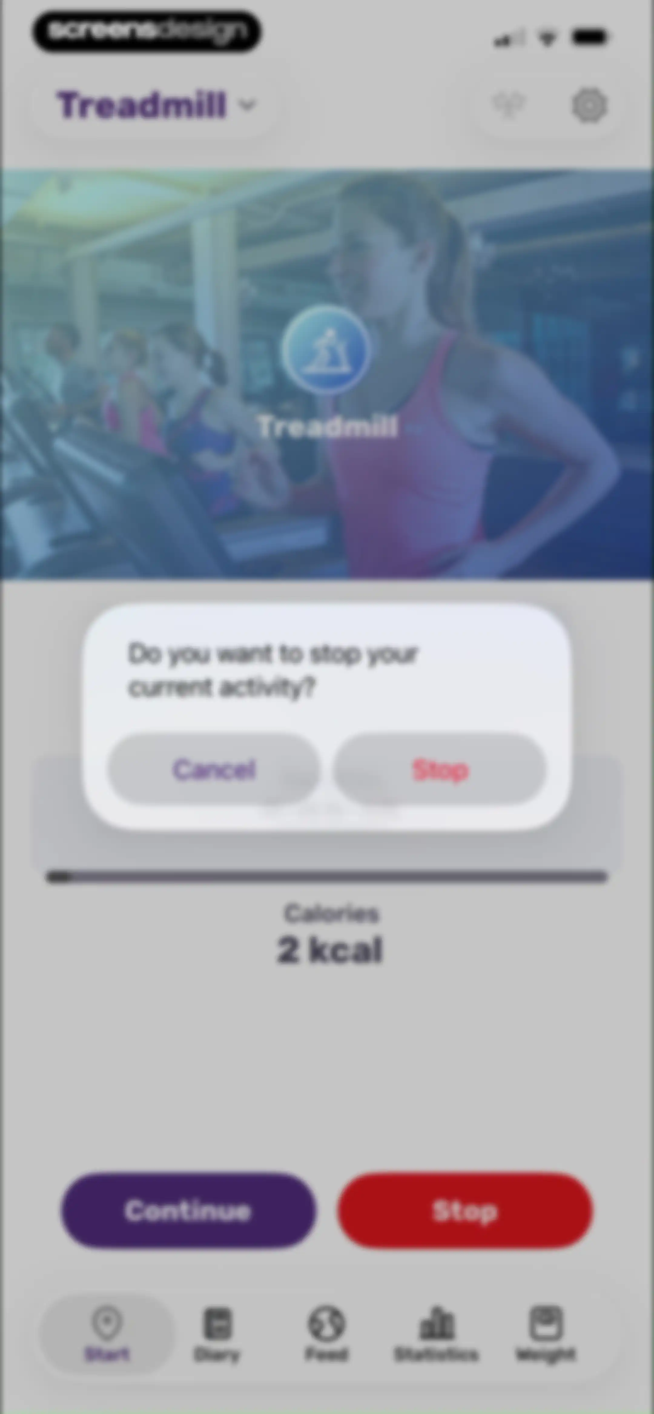Running Tracker App – FITAPP screen 47