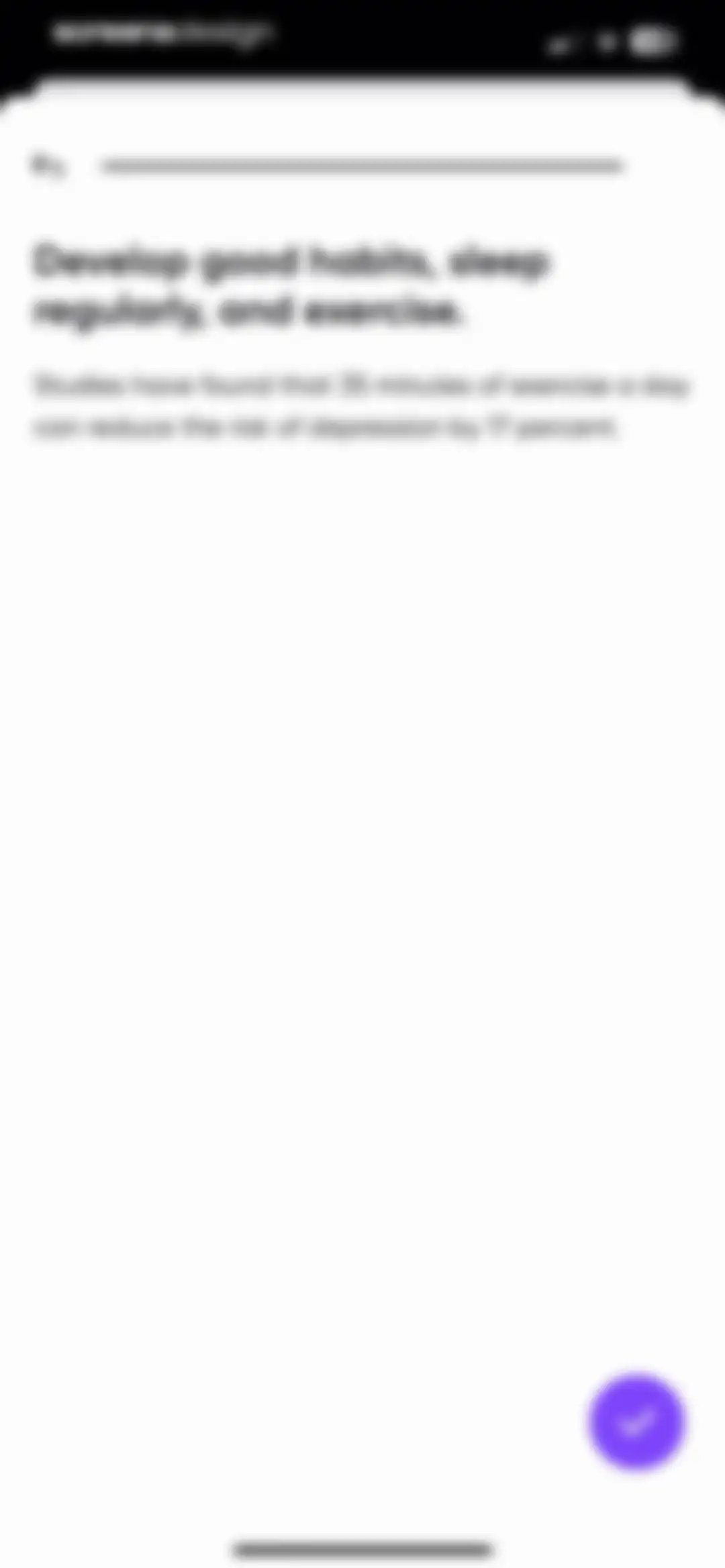 Me+ Lifestyle Routine screen 167