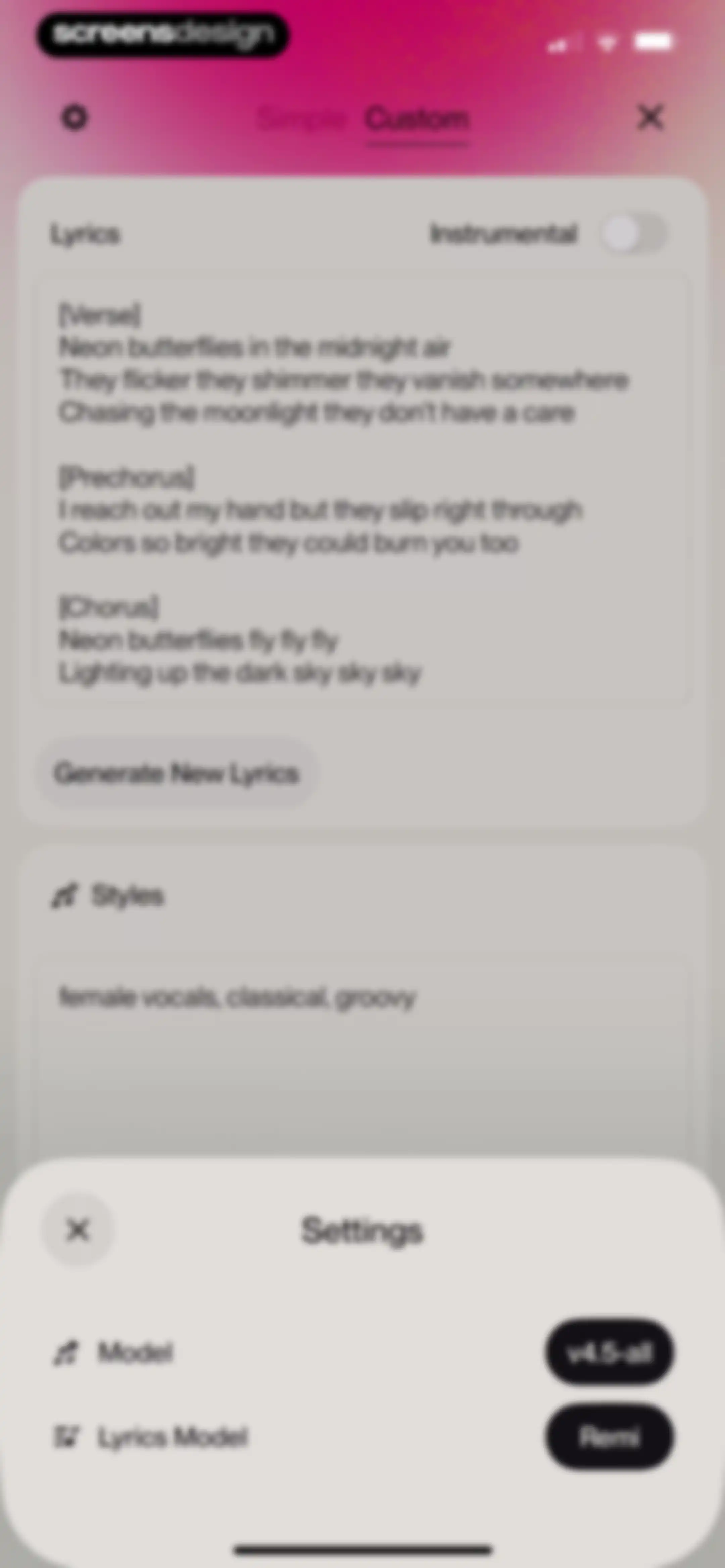 Suno - AI Songs, Music, Lyrics screen 80