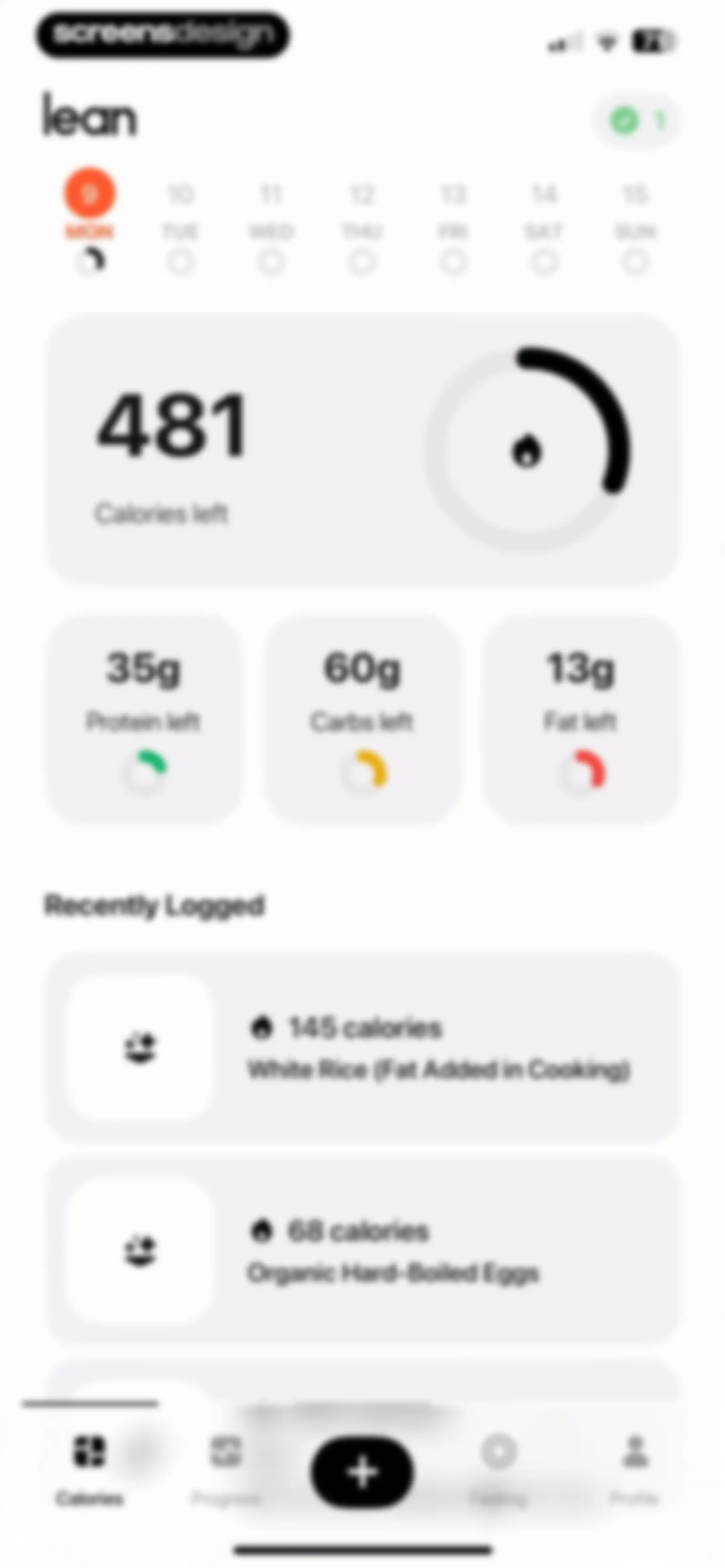 Lean: AI Macro Tracker screen 49
