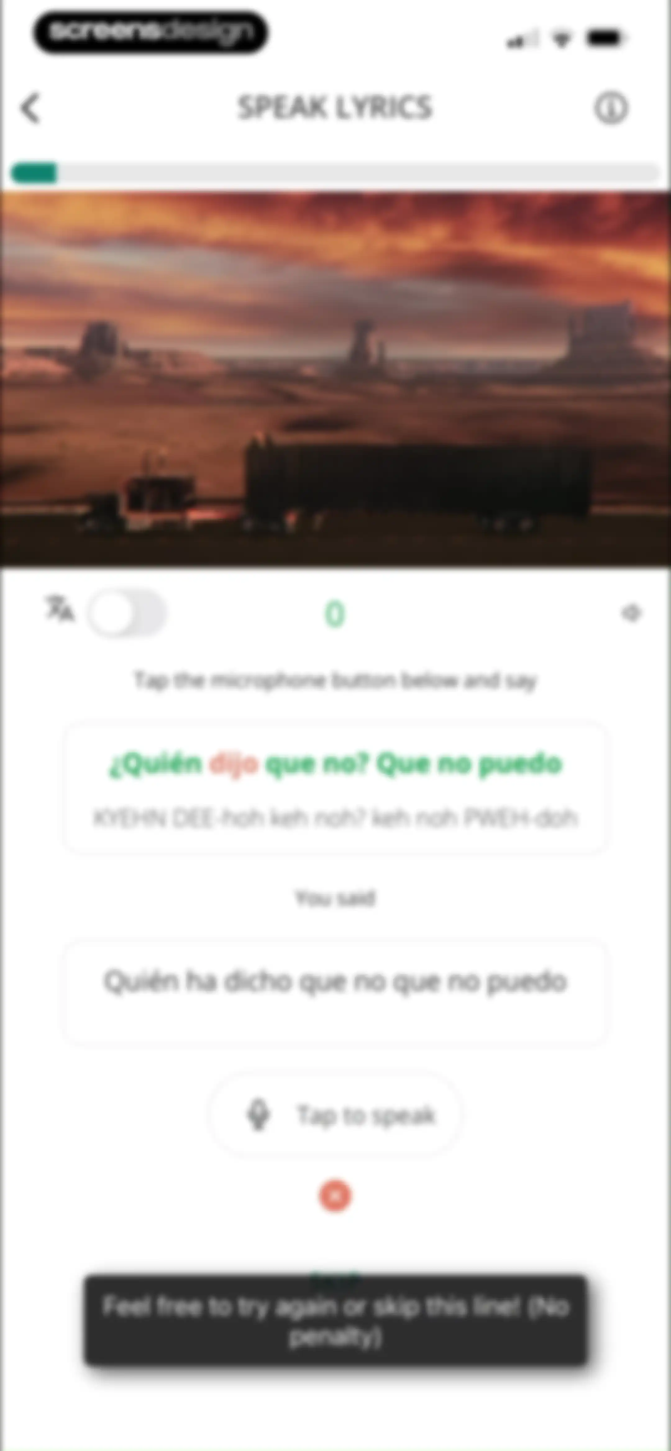 LyricFluent: Learn Languages screen 79