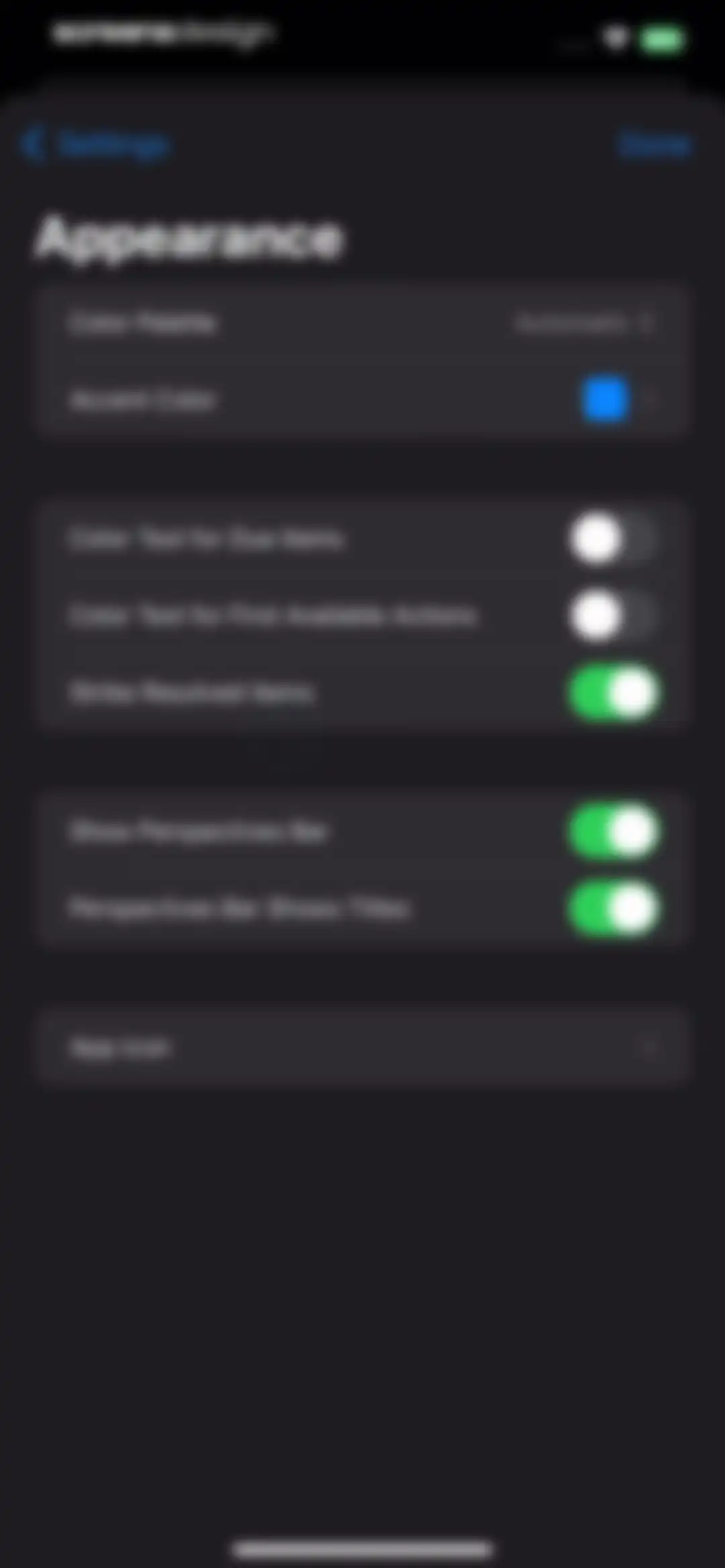 OmniFocus 4 screen 68